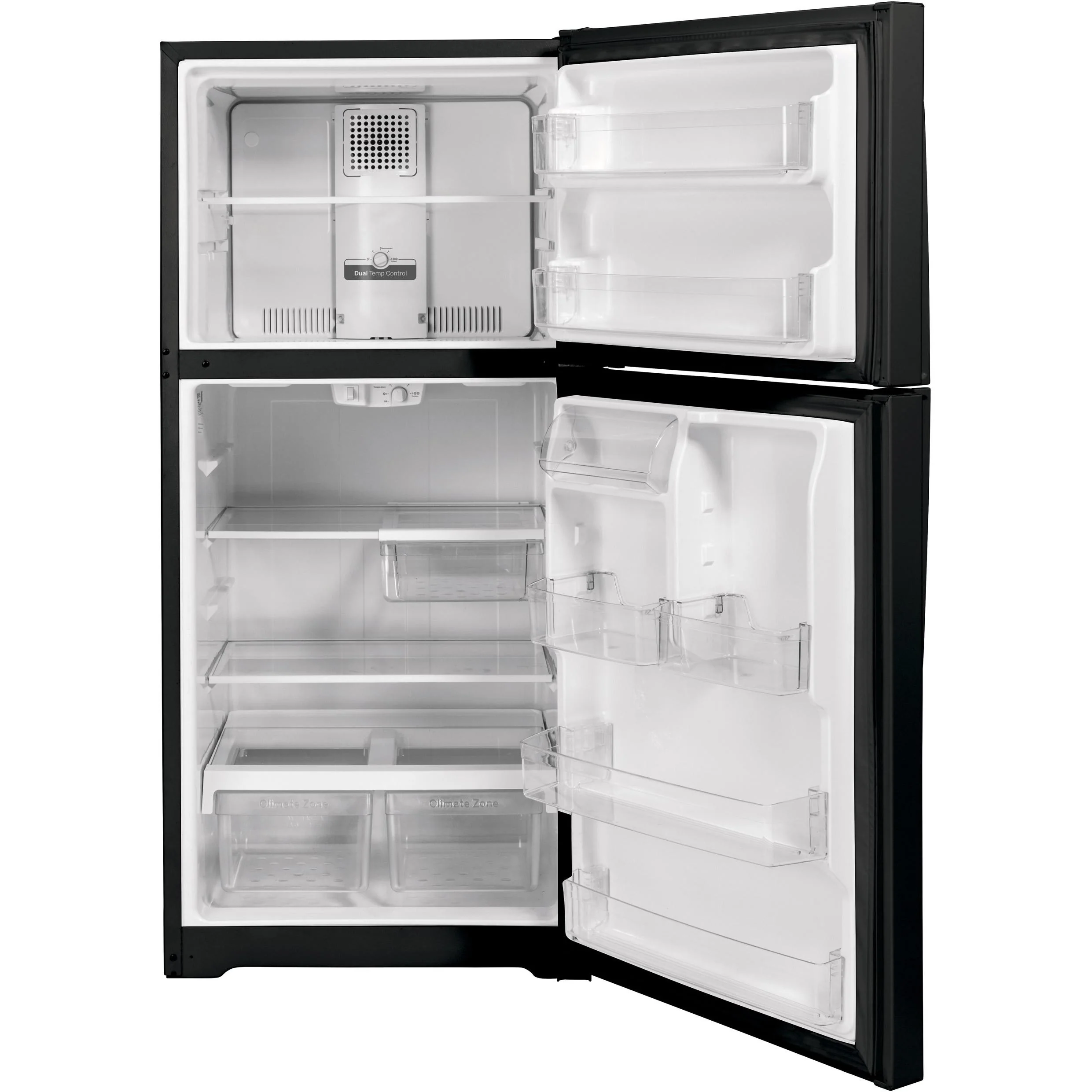 GE 30-inch, 19.1 cu. ft. Top Freezer Refrigerator GTS19KGNRBB - Image 2