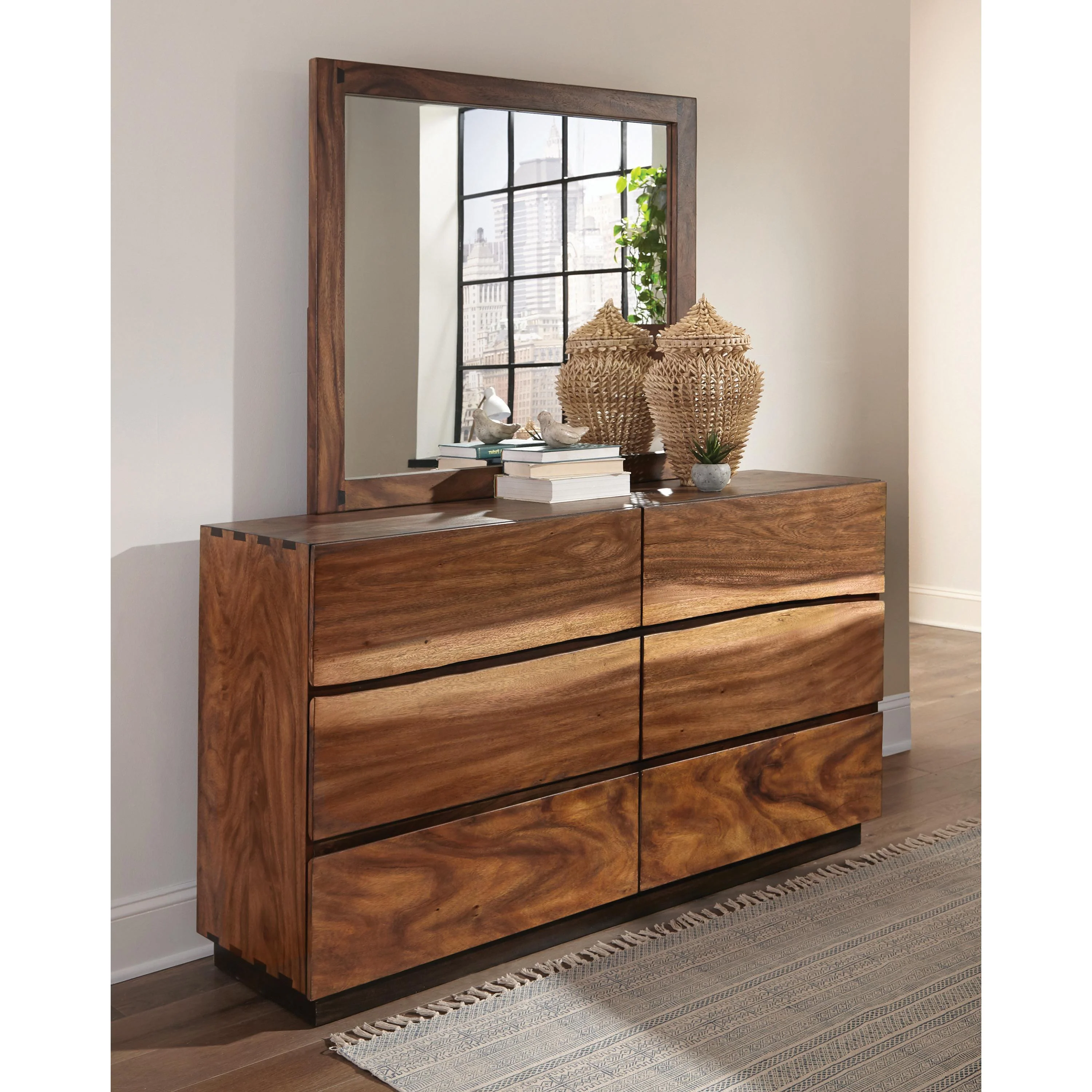 Coaster Furniture Winslow 223253 6-Drawer Dresser - Smokey Walnut - Image 2
