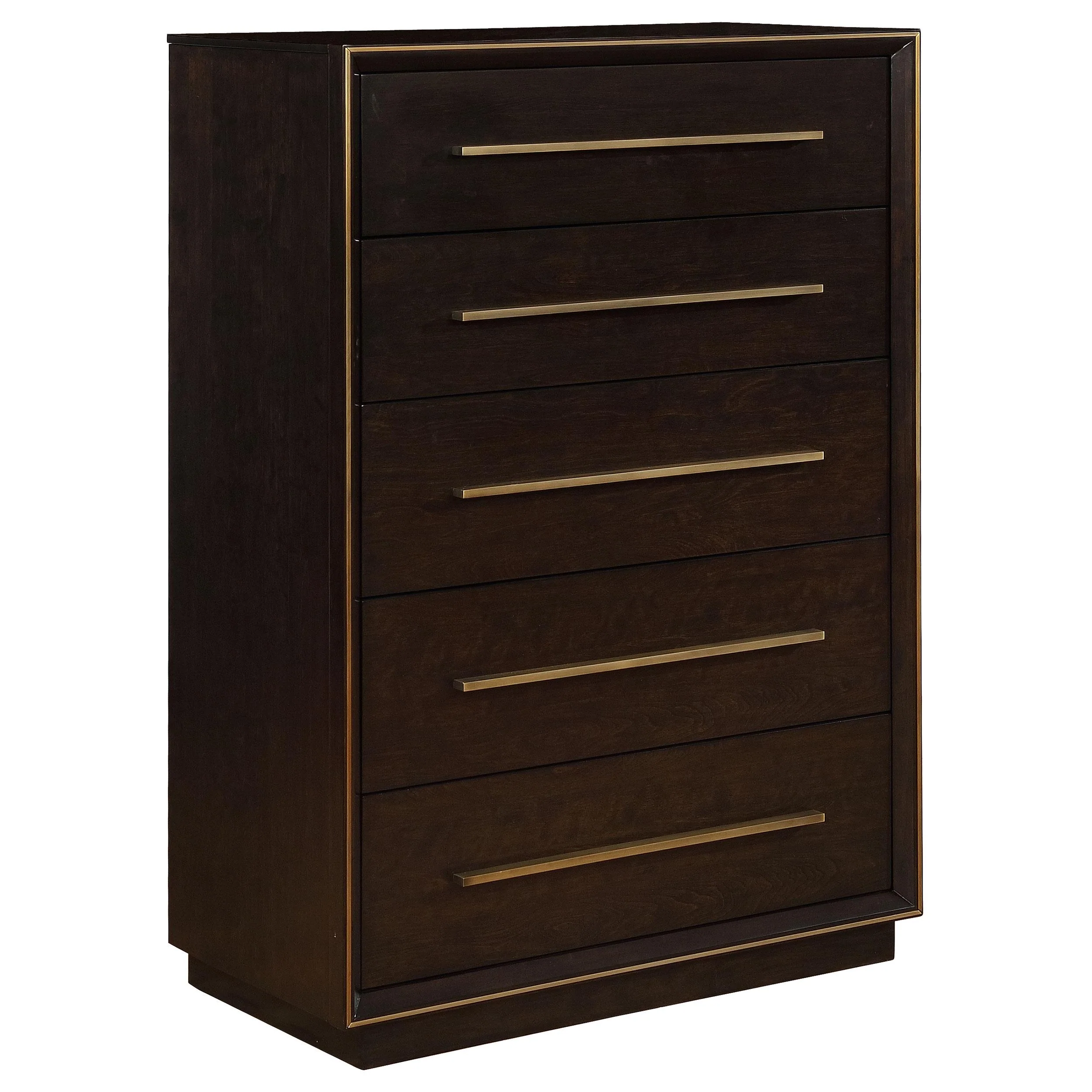 Coaster Furniture Durango 223265 5-Drawer Bedroom Chest – Smoked Peppercorn