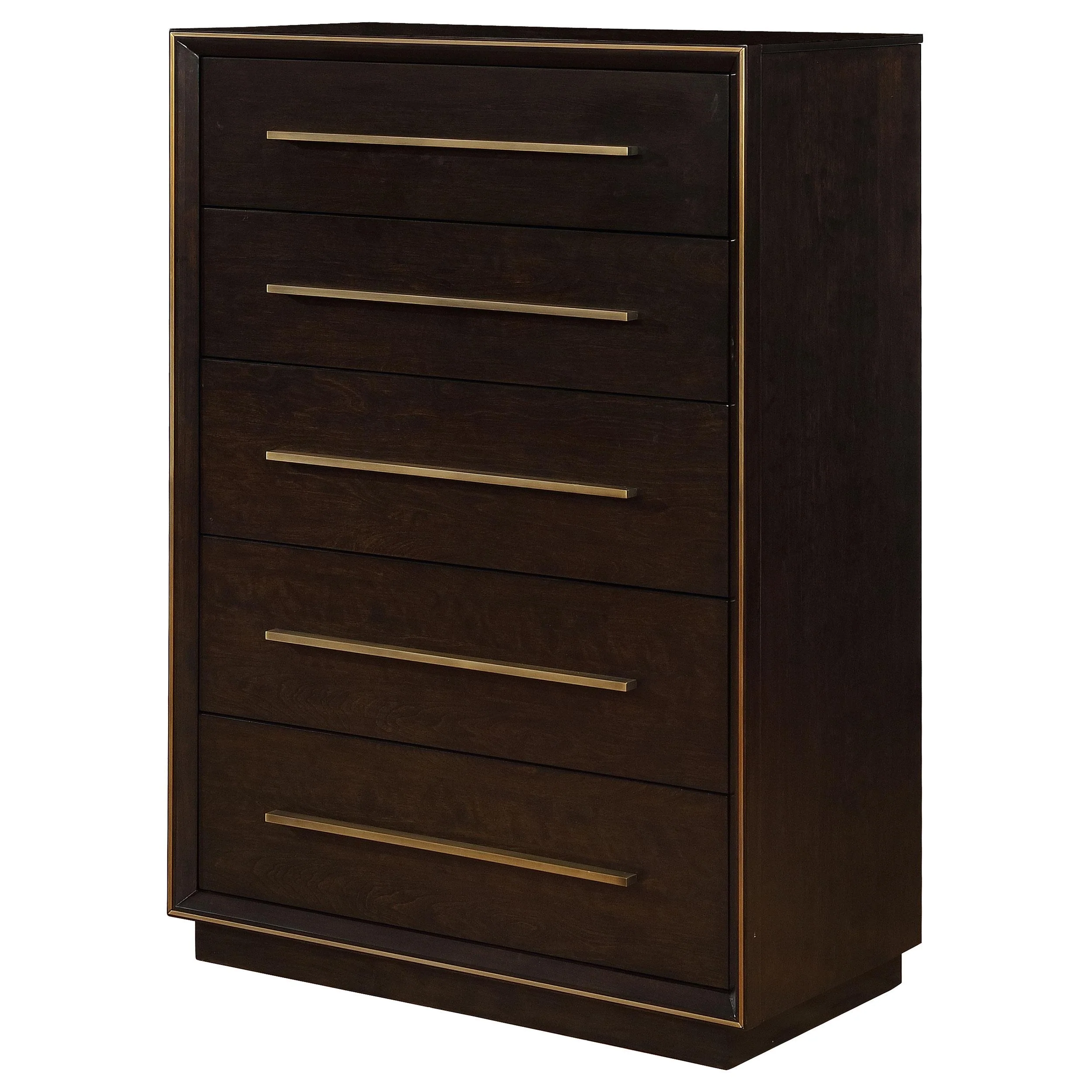 Coaster Furniture Durango 223265 5-Drawer Bedroom Chest - Smoked Peppercorn - Image 3