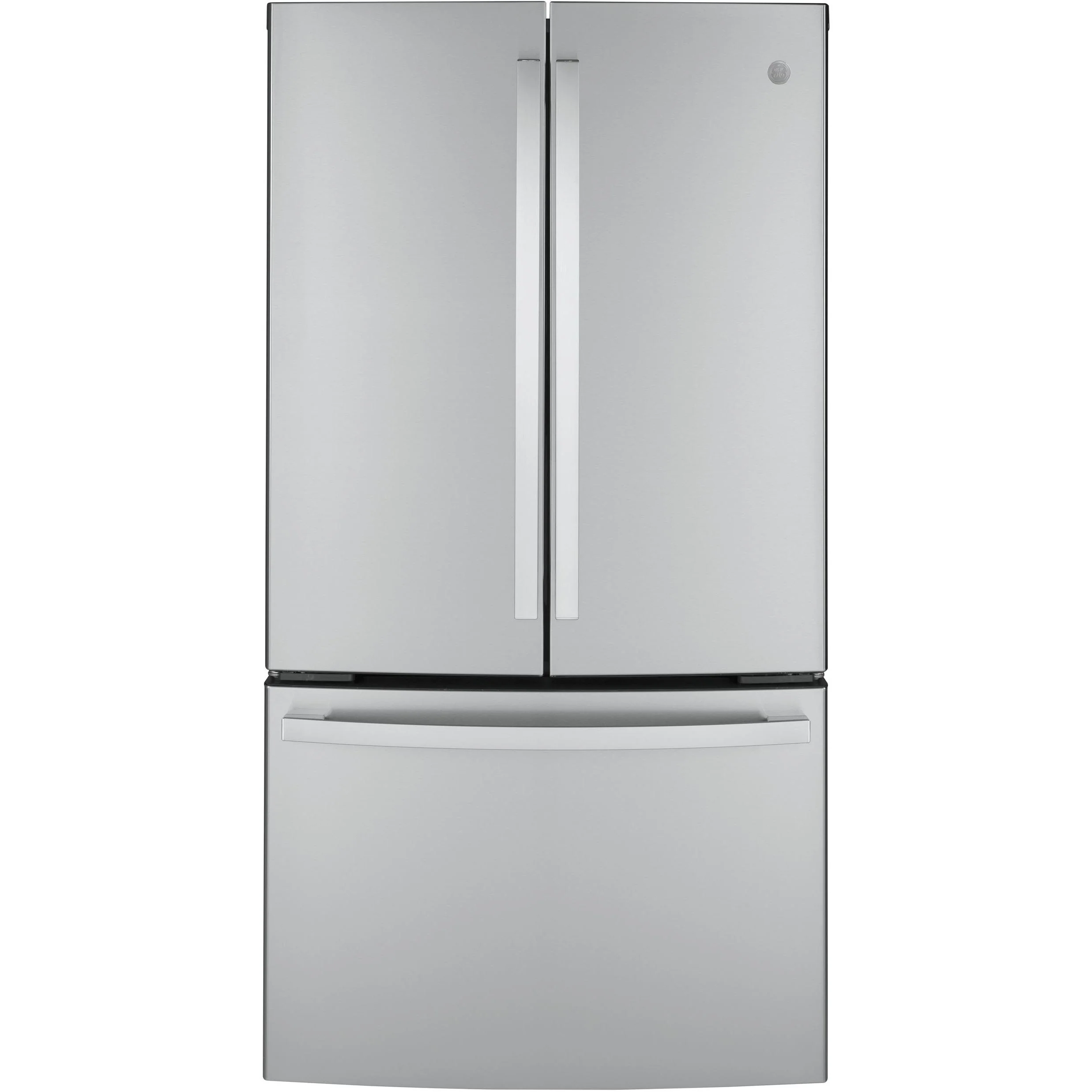 GE 36-inch, 23.1 cu.ft. Counter-Depth French 3-Door Refrigerator with Interior Ice Maker GWE23GYNFS - Image 1