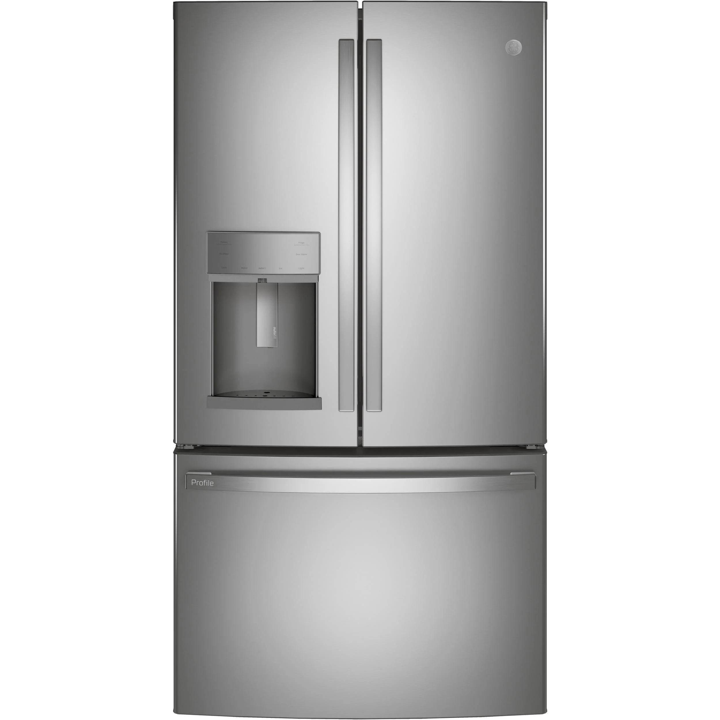 GE Profile 36-inch, 27.7 cu. ft. French 3-Door Refrigerator PFD28KYNFS - Image 1