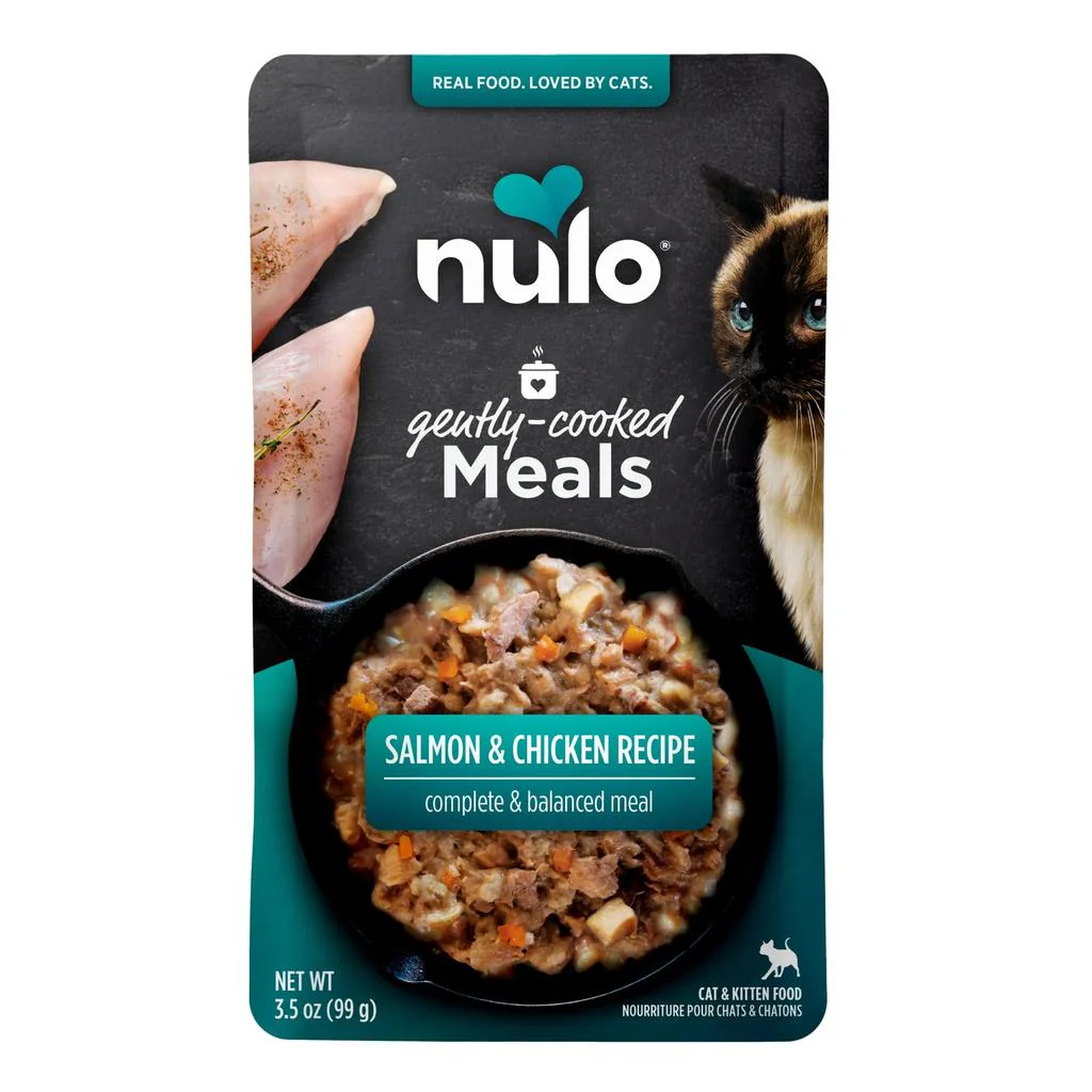 Nulo Gently- Cooked Meals Salmon & Chicken Recipe For Cats 3.5oz - Image 1