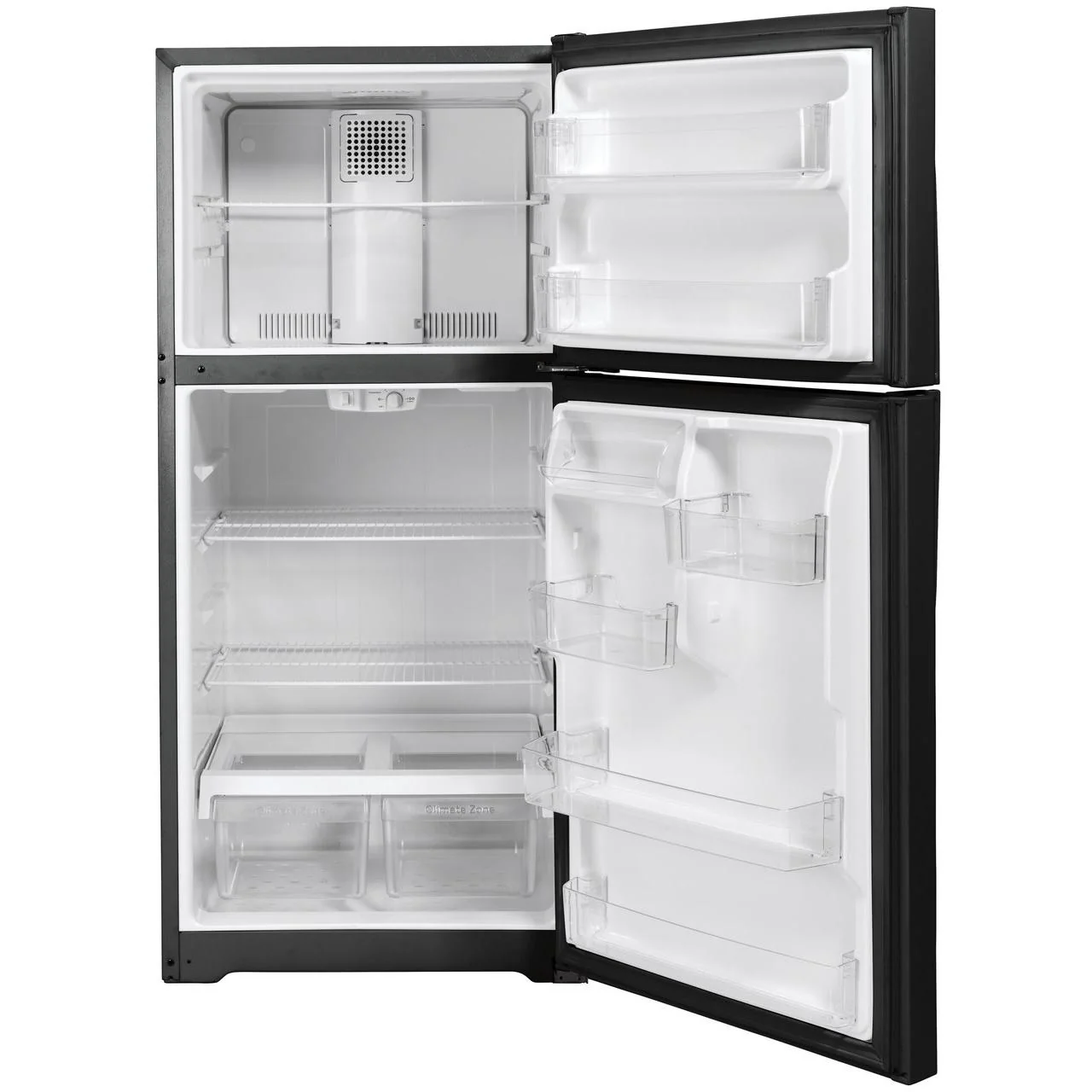 GE 30-inch, 19.2 cu. ft. Top Freezer Refrigerator GTE19DTNRBB - Image 2