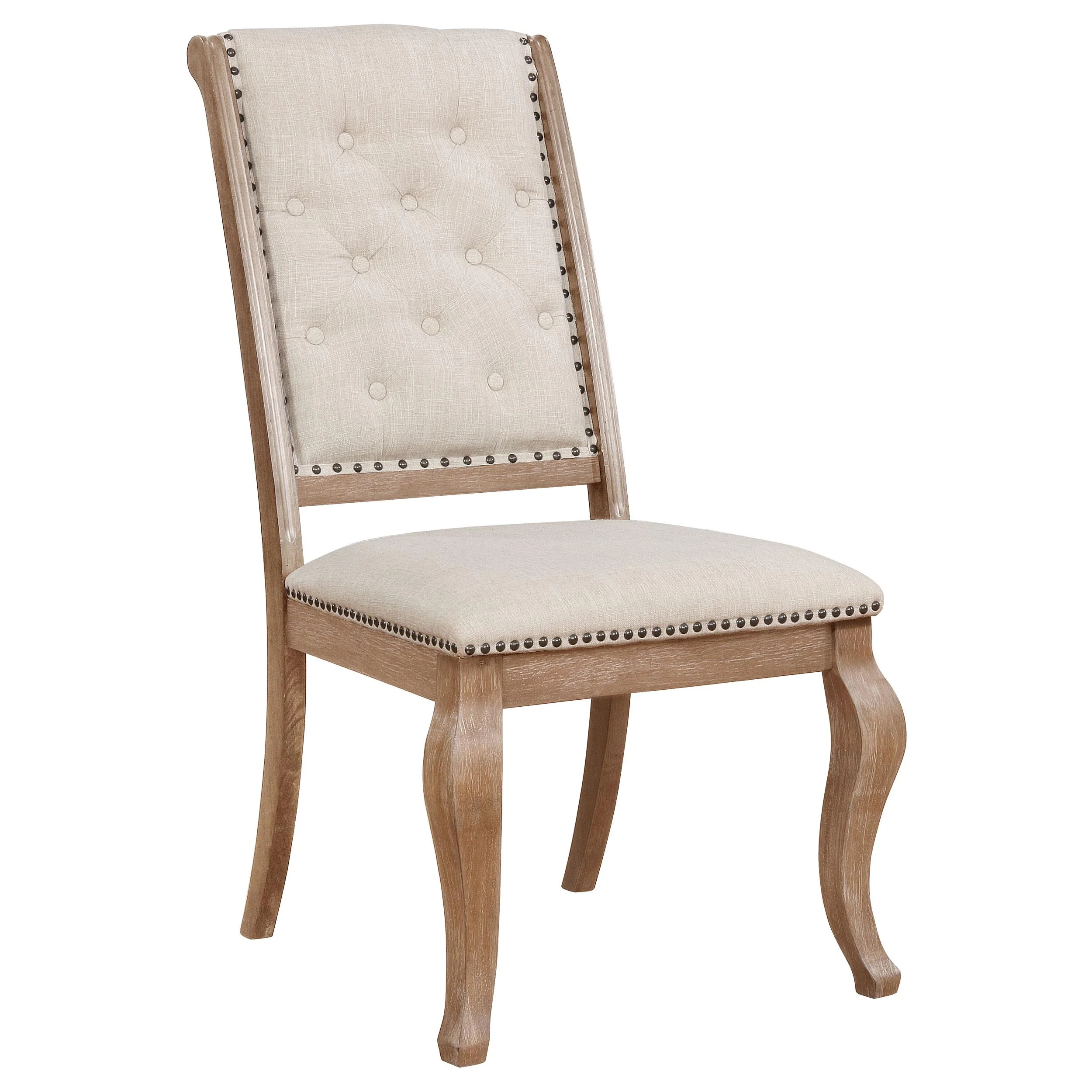 Coaster Furniture Brockway 110292 Upholstered Dining Chair – Barley Brown