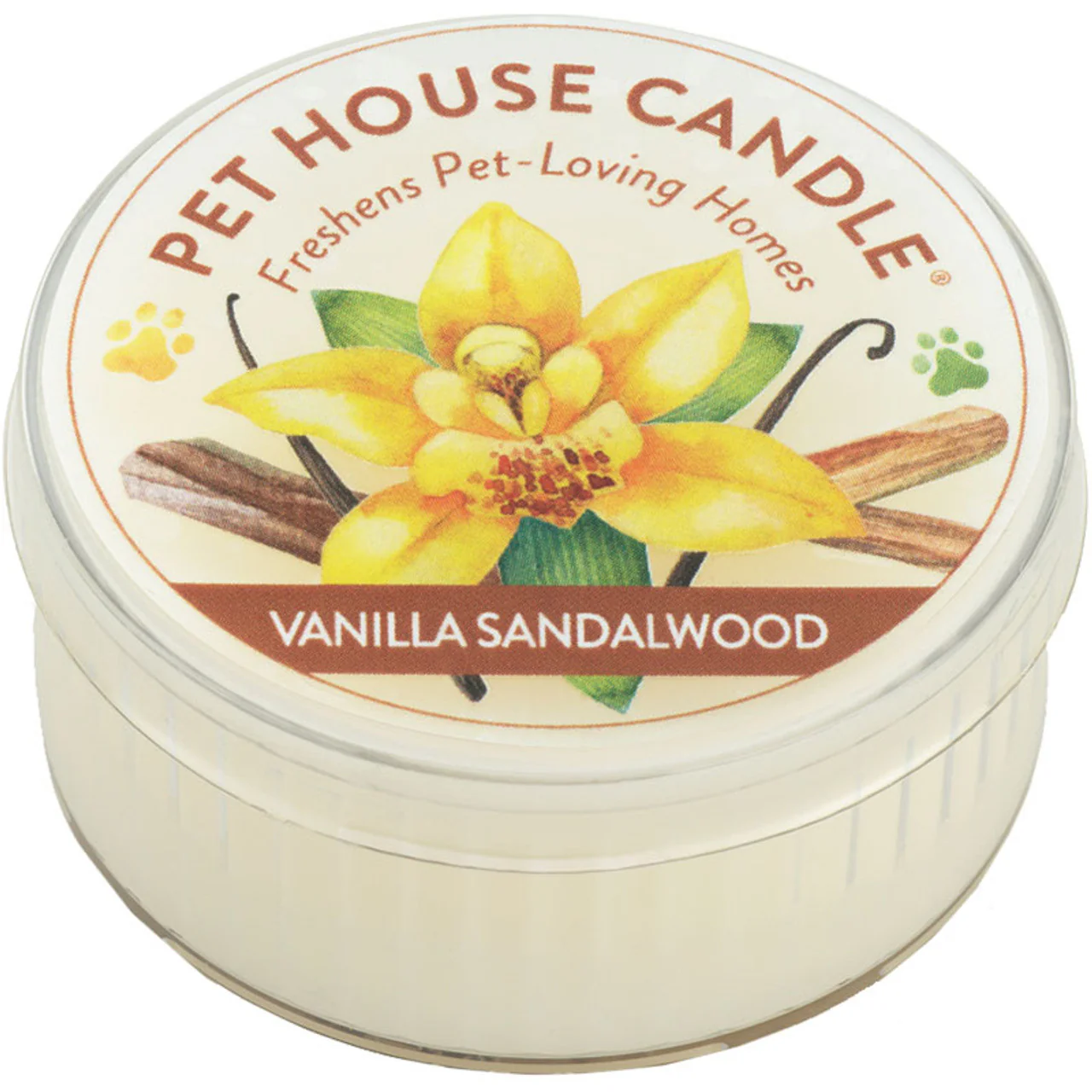 Pet House Candle Mini Vanilla Sandlewood - Image 1