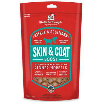 Stella & Chewys Dog Freeze Dried Solutions Skin Coat Boost Lamb & Salmon 13oz - Image 1