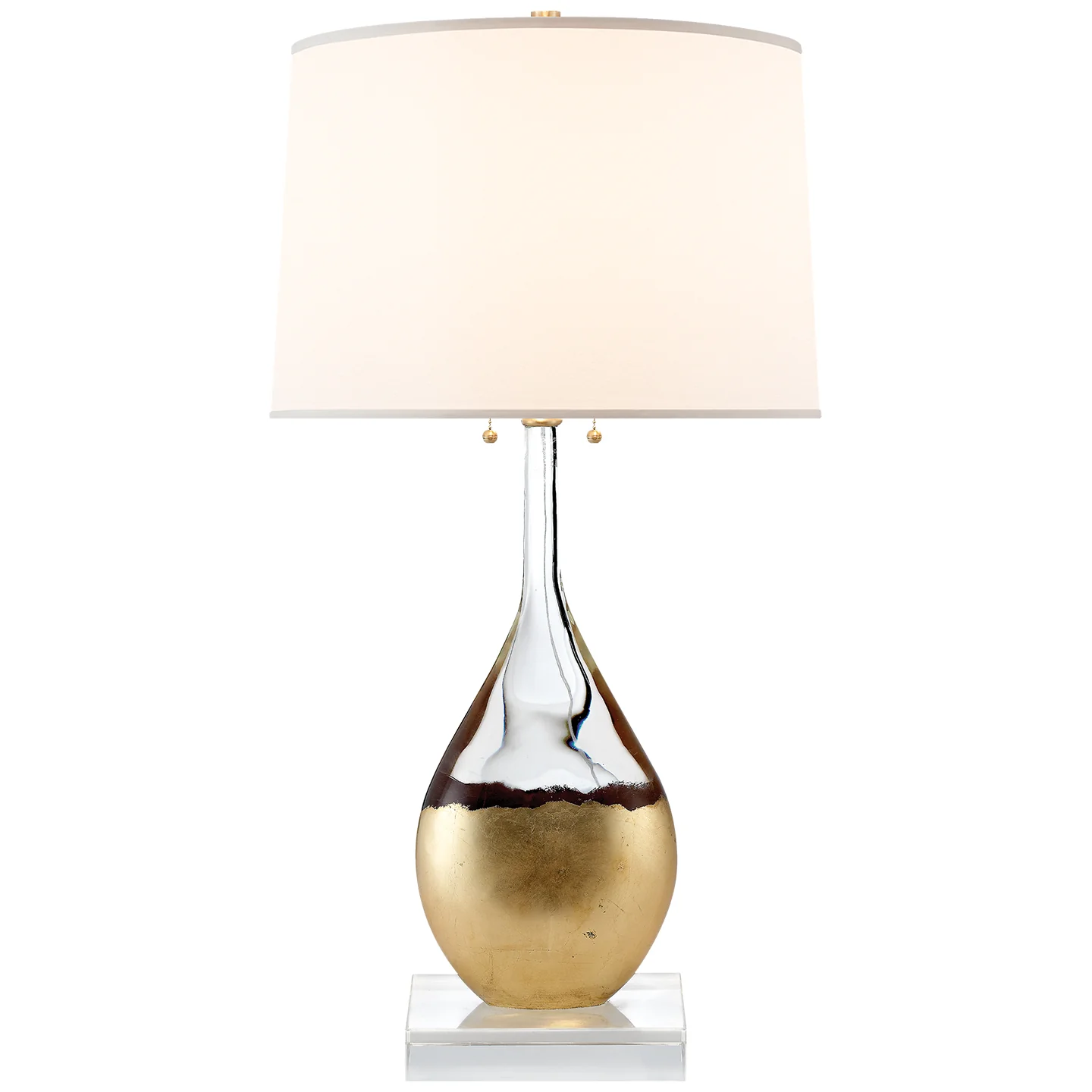 Sculptural Table Two Light Table Lamp - Image 2