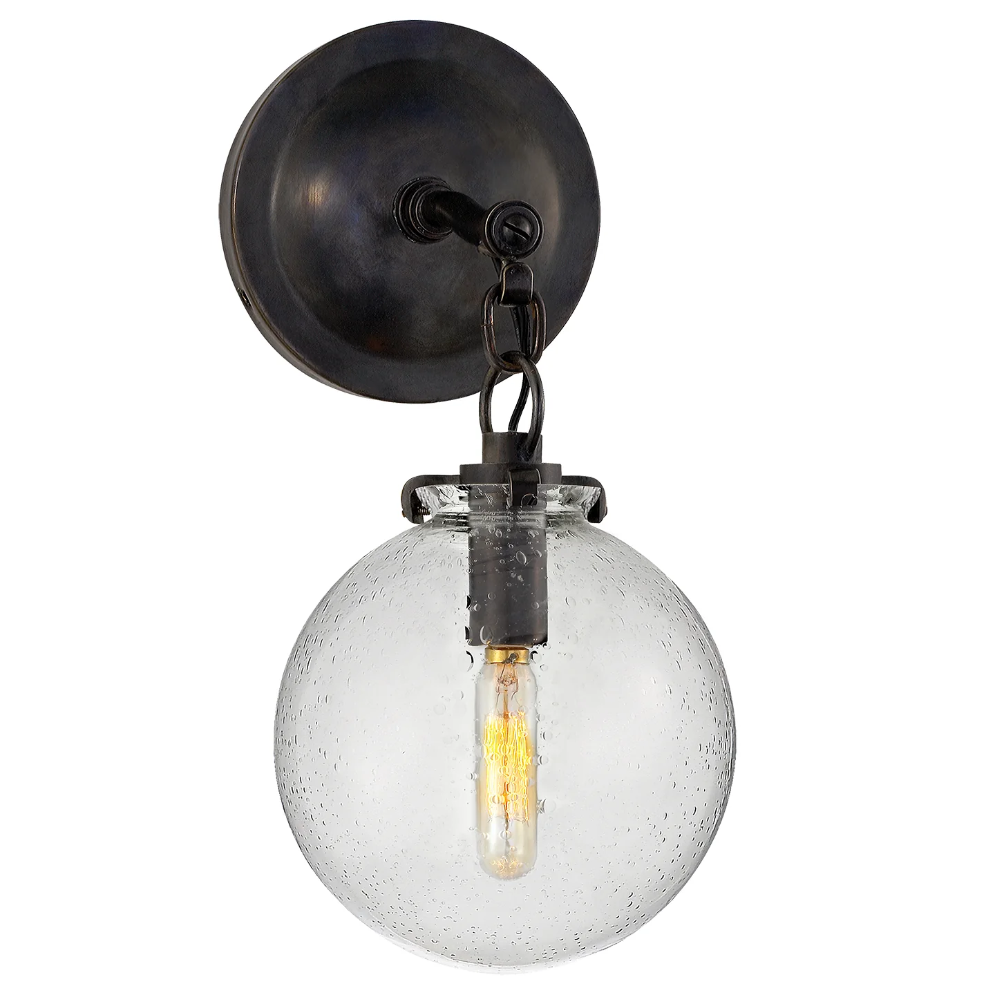 Katie Globe One Light Wall Sconce - Image 1