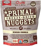 Primal Pet Foods Nuggets Grain-Free Venison Freeze-Dried Dog Food, 14 Oz - Image 1