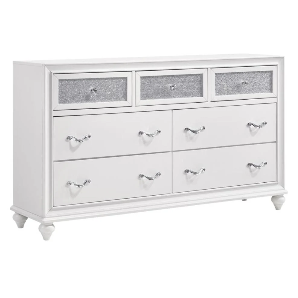 Coaster Furniture Barzini 205893 7-Drawer Dresser - White - Image 1