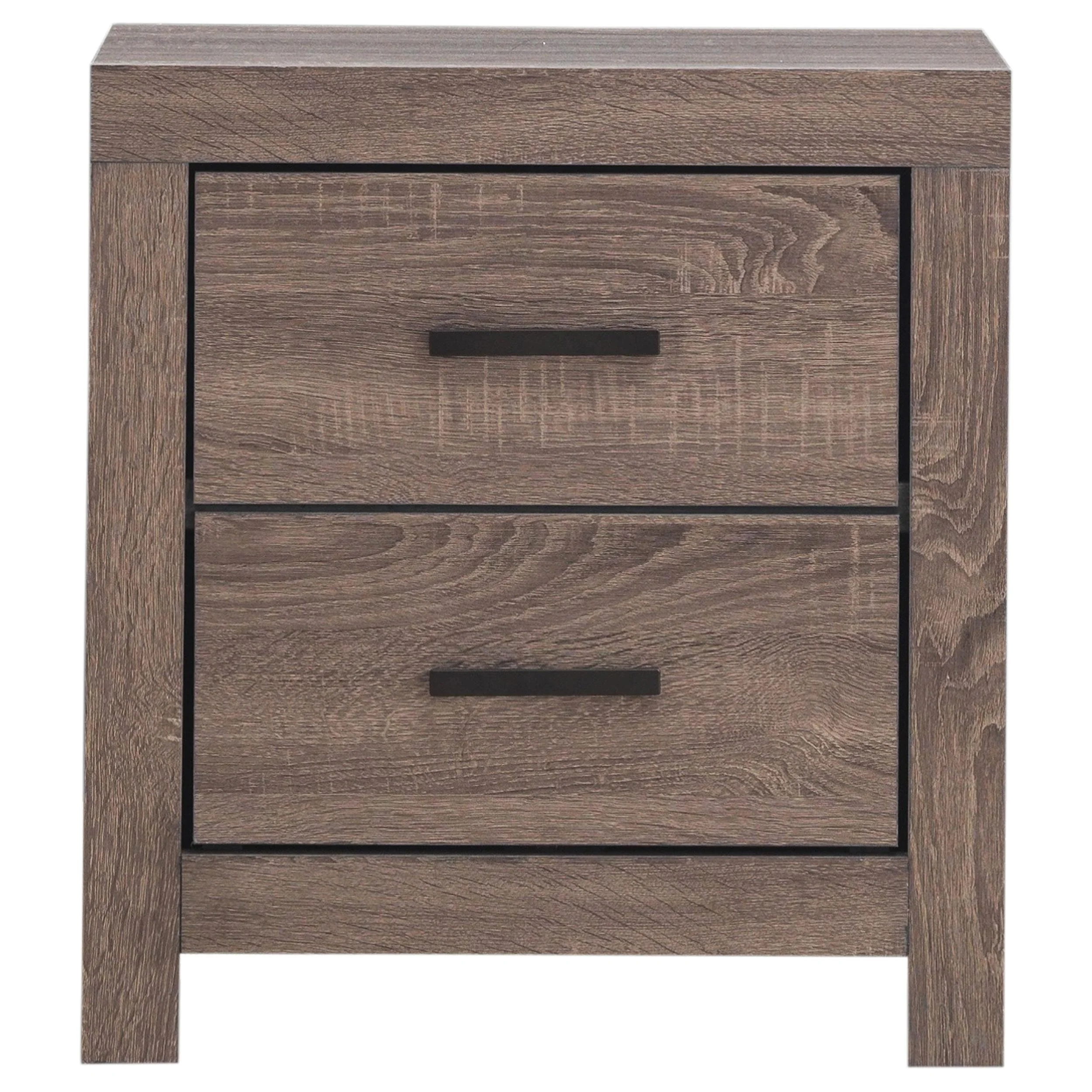 Coaster Furniture Brantford 207042 2-Drawer Nightstand - Barrel Oak - Image 2