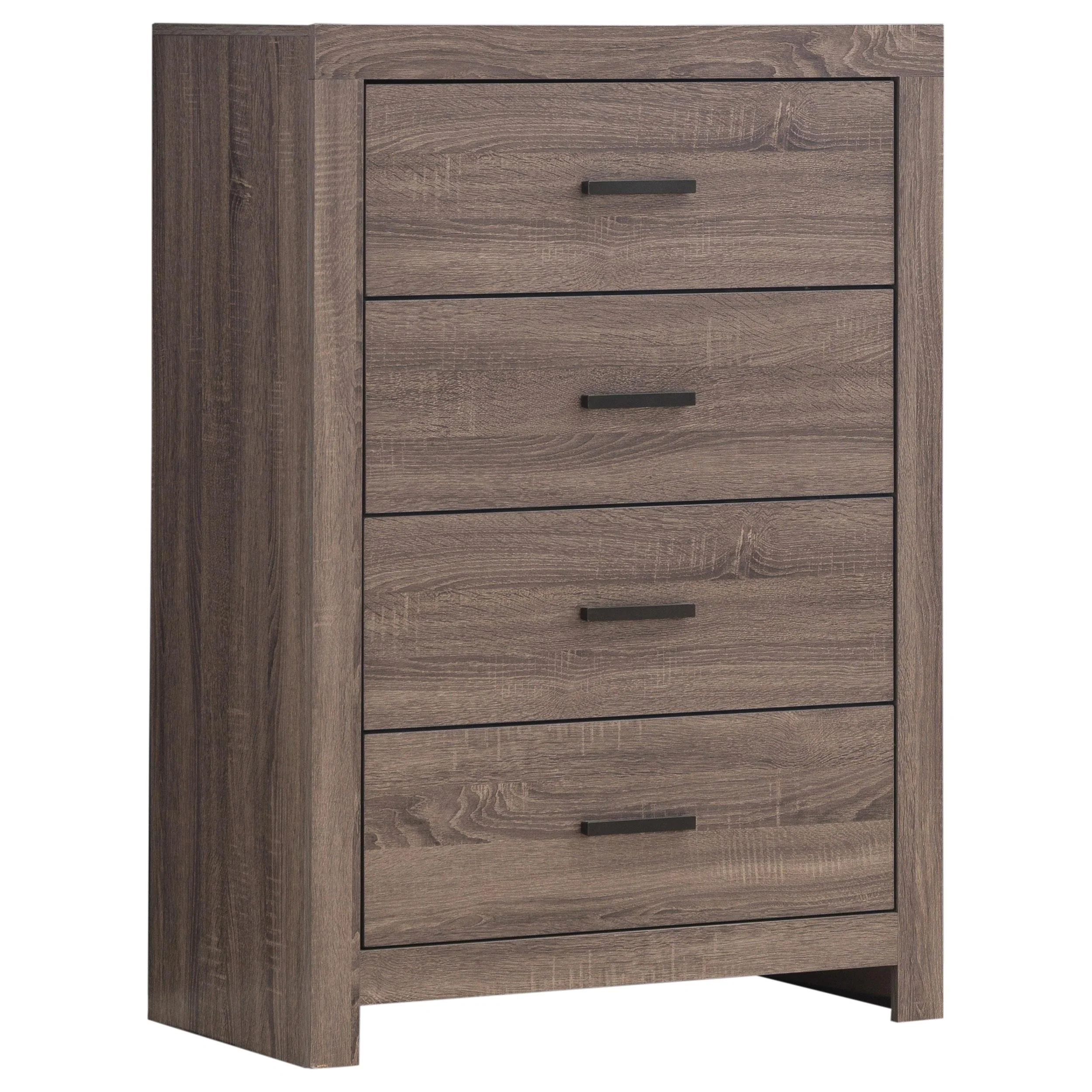 Coaster Furniture Brantford 207045 4-Drawer Bedroom Chest - Barrel Oak - Image 1