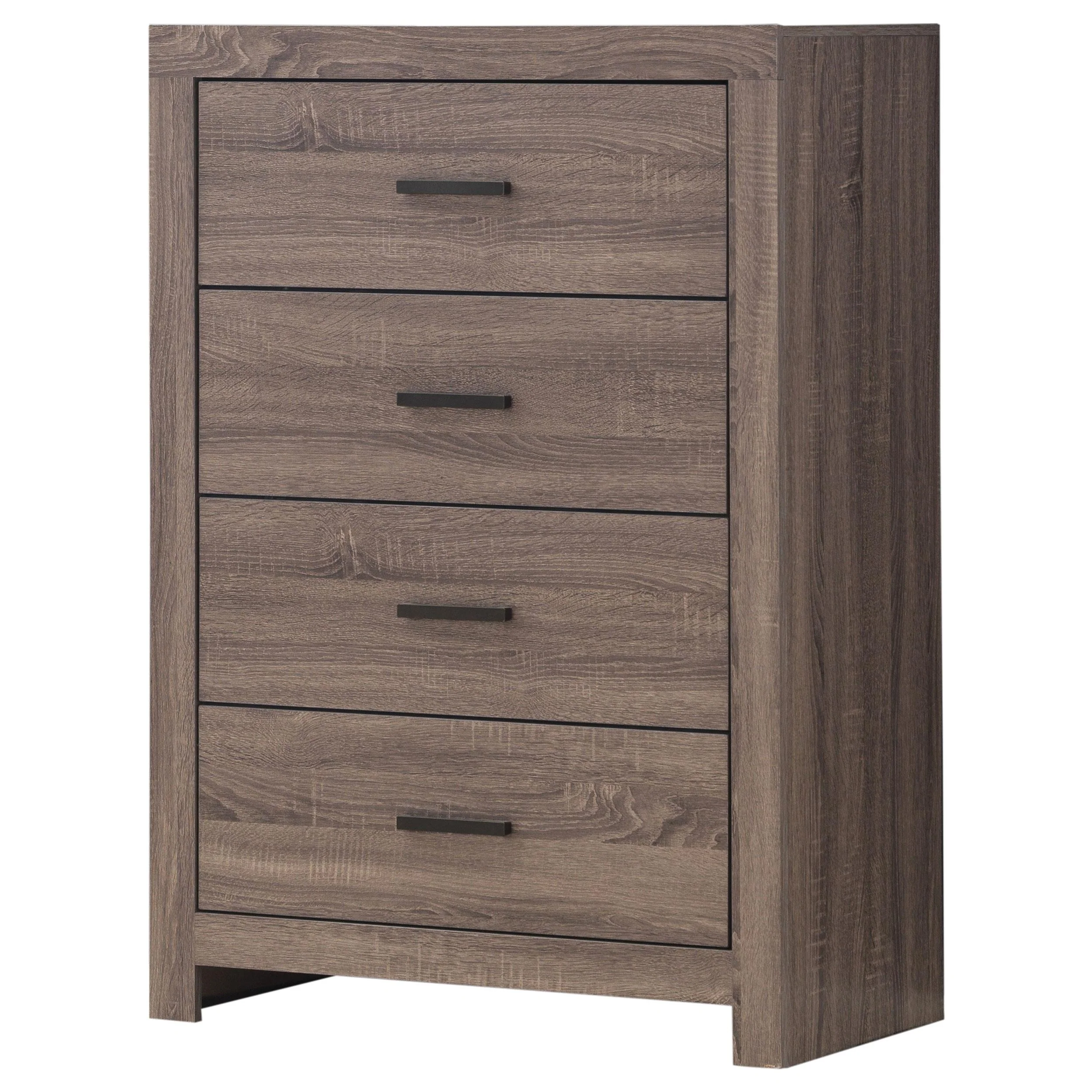 Coaster Furniture Brantford 207045 4-Drawer Bedroom Chest - Barrel Oak - Image 3