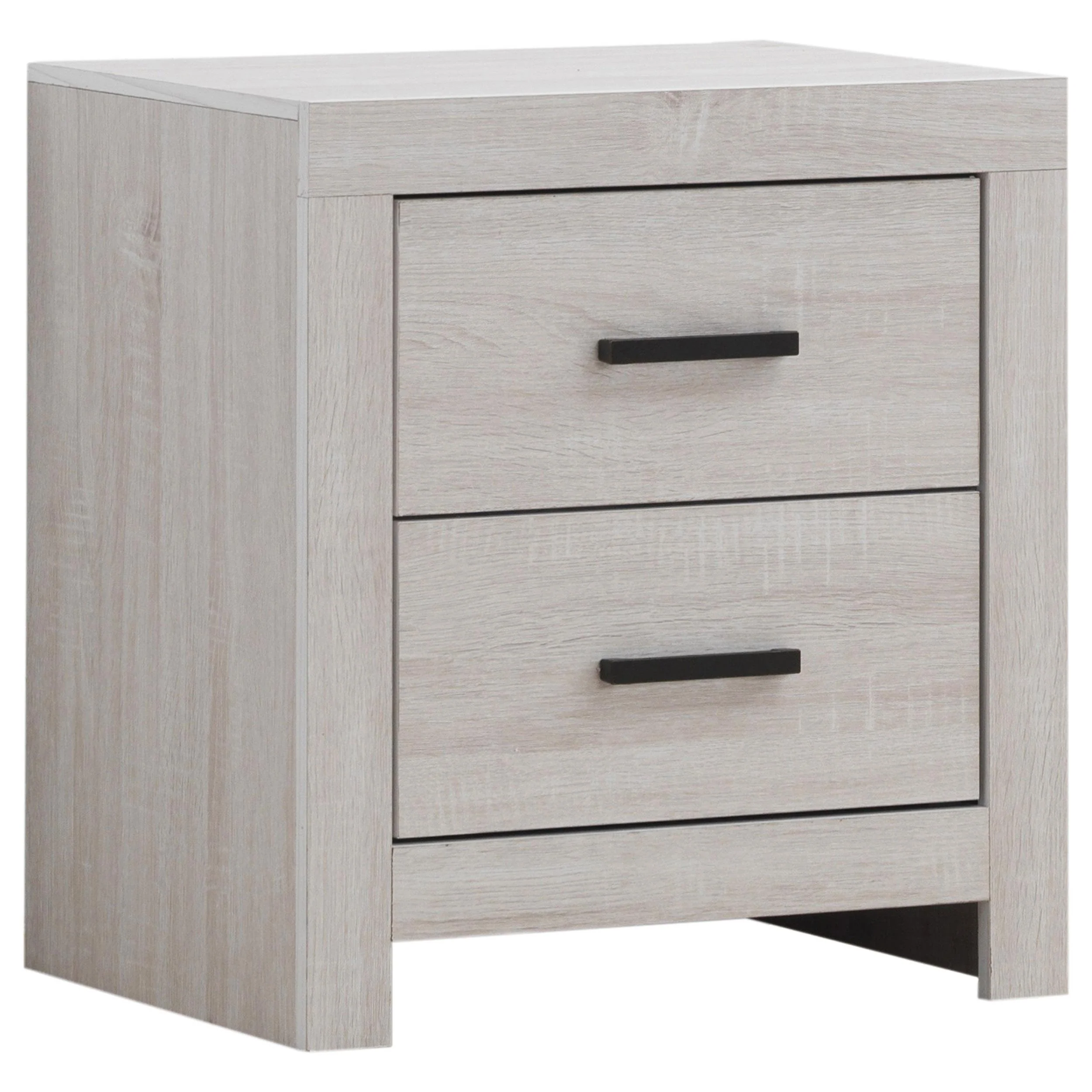 Coaster Furniture Brantford 207052 2-Drawer Nightstand - Coastal White - Image 1