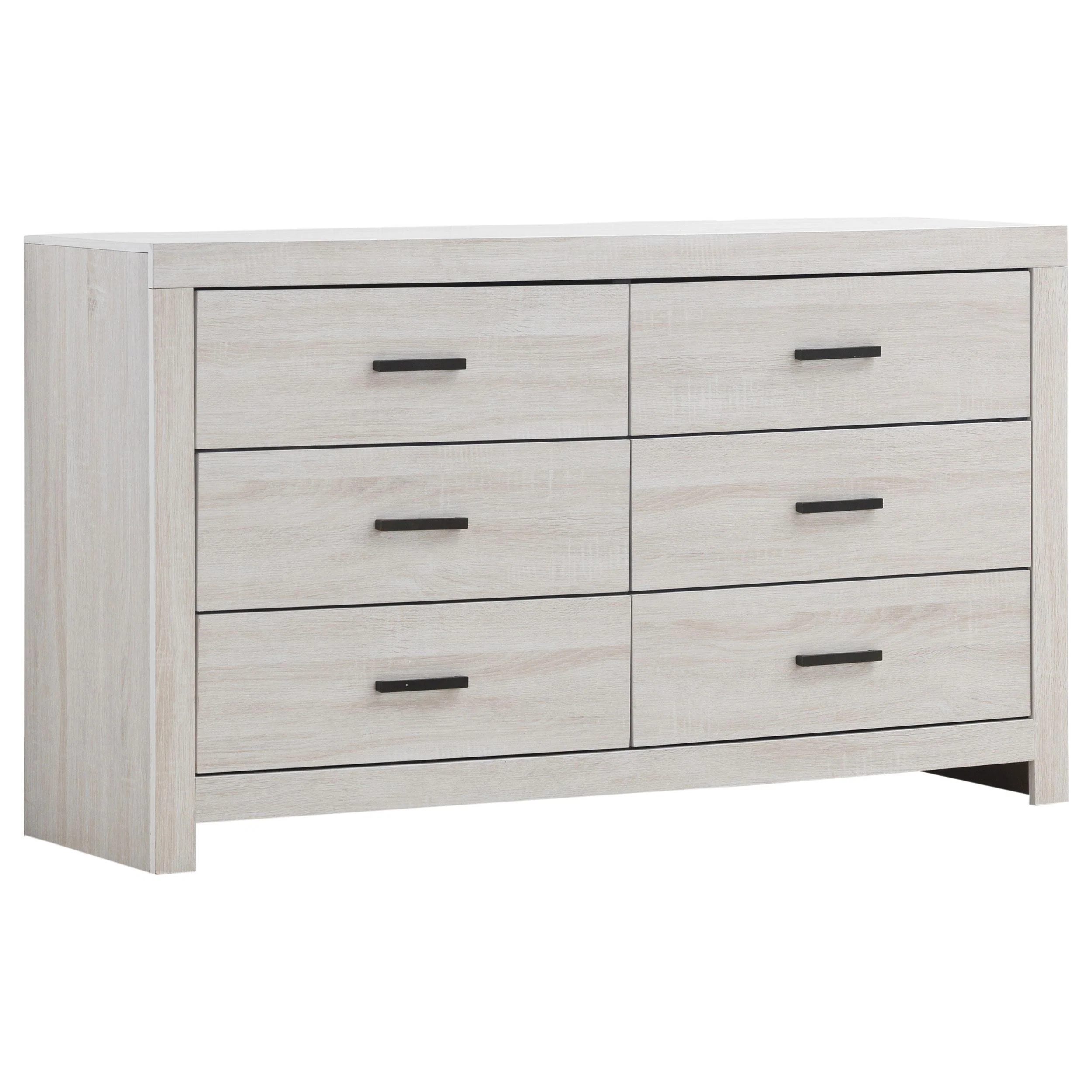 Coaster Furniture Brantford 207053 6-Drawer Dresser - Coastal White - Image 1