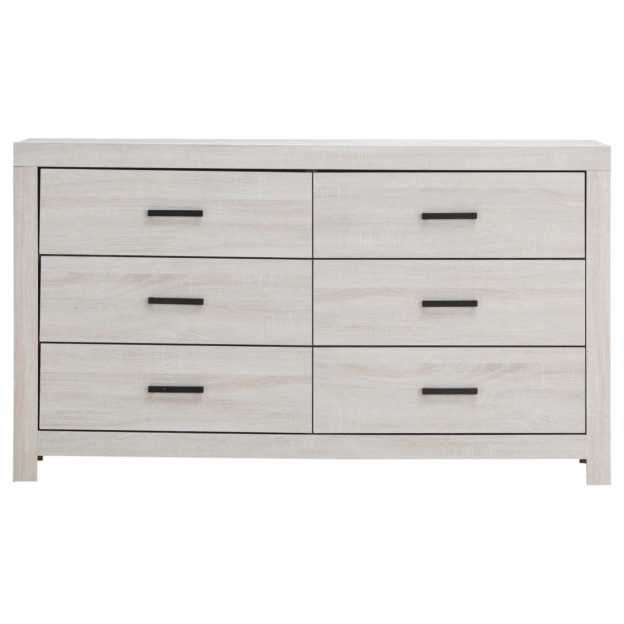Coaster Furniture Brantford 207053 6-Drawer Dresser - Coastal White - Image 2
