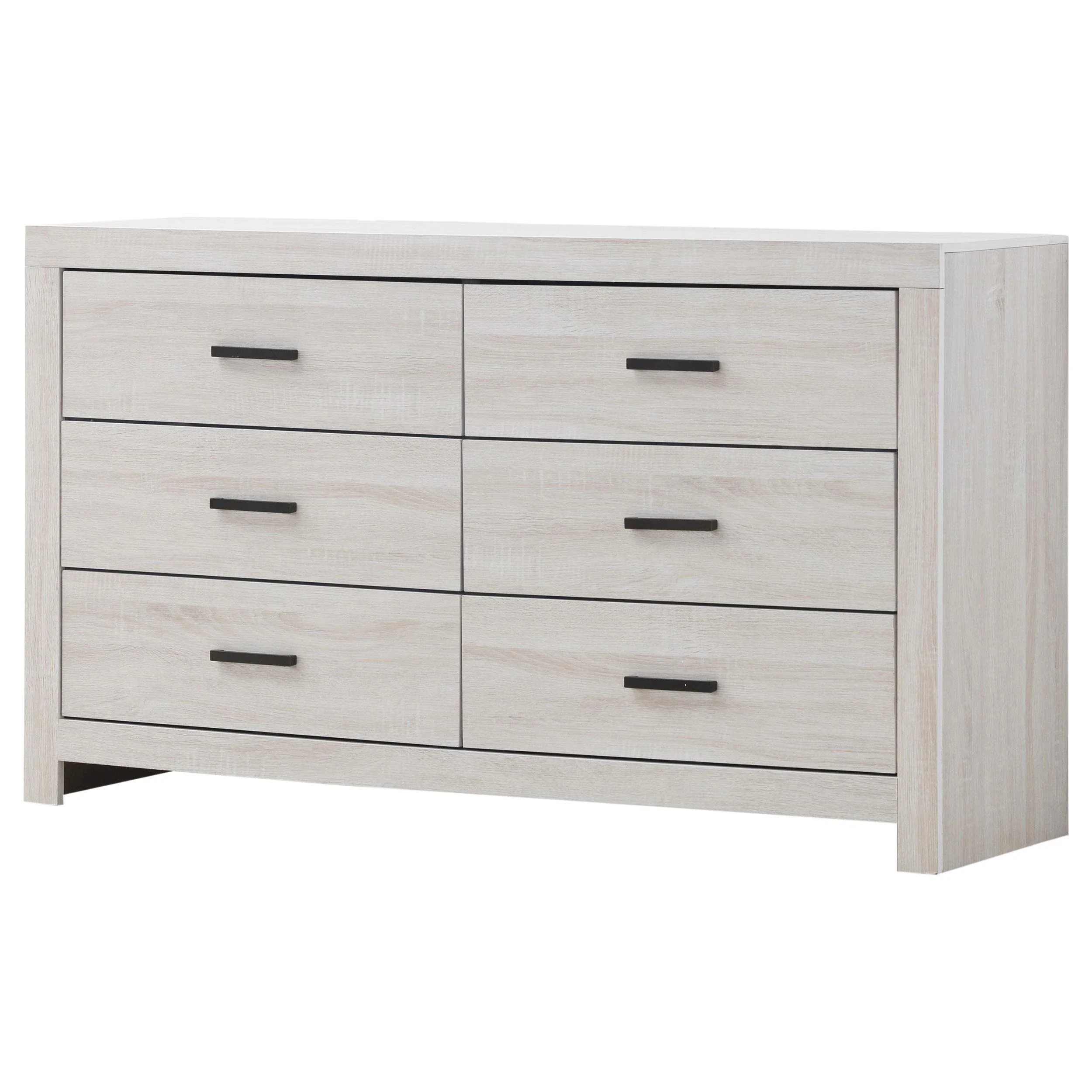 Coaster Furniture Brantford 207053 6-Drawer Dresser - Coastal White - Image 3