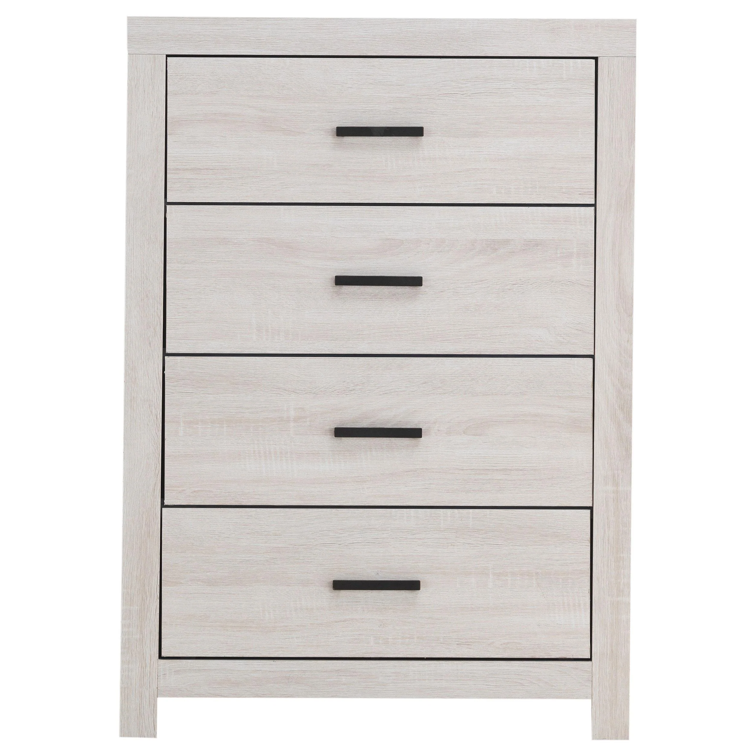 Coaster Furniture Brantford 207055 4-Drawer Bedroom Chest - Coastal White - Image 2