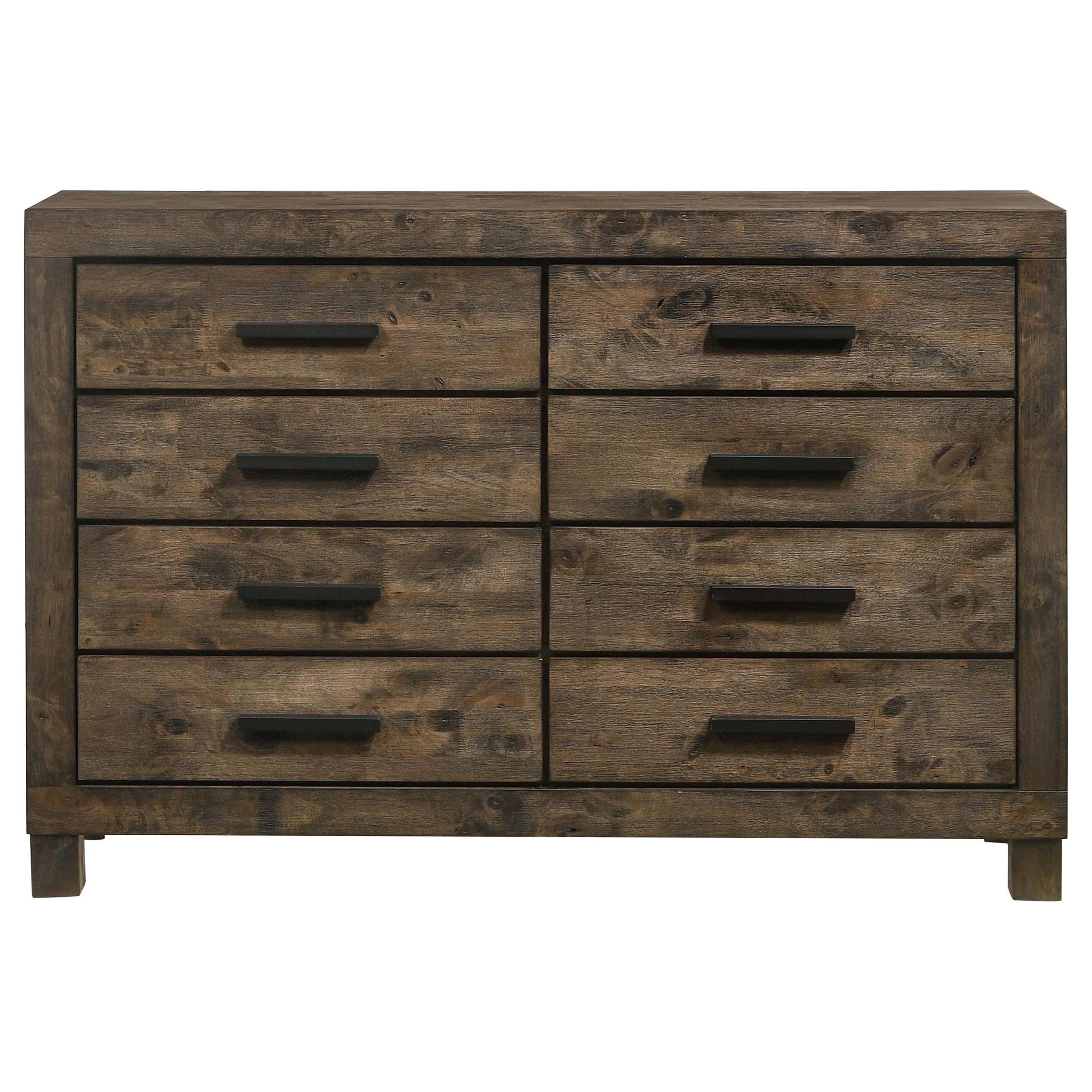 Coaster Furniture Woodmont 222633 8-Drawer Dresser - Rustic Golden Brown - Image 2