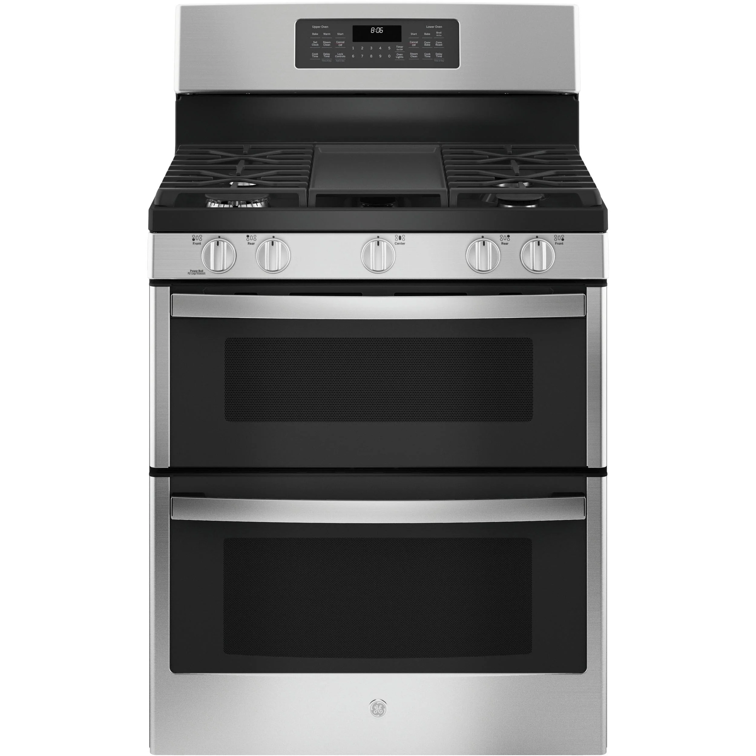 GE 30-inch Freestanding Gas Range with Convection Technology JGBS86SPSS - Image 1