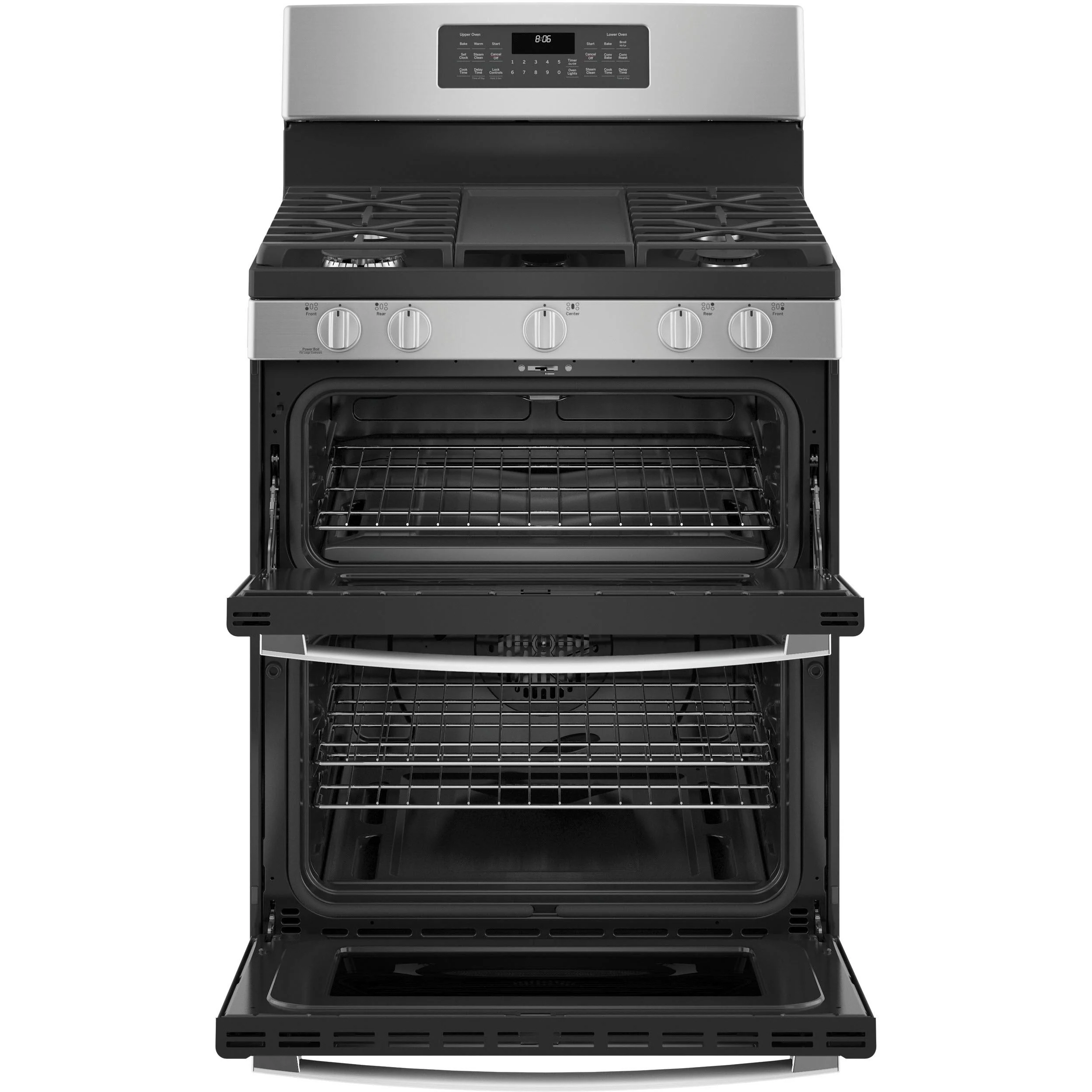 GE 30-inch Freestanding Gas Range with Convection Technology JGBS86SPSS - Image 2