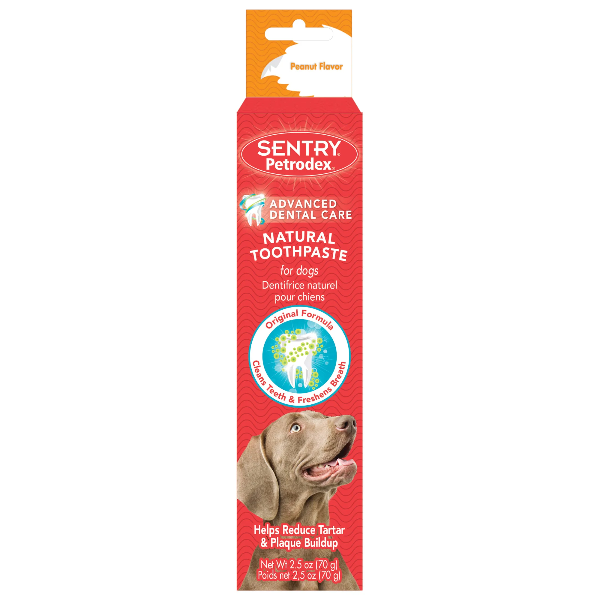 Petrodex Natural Toothpaste Dog Peanut Flavor  2.5oz - Image 1