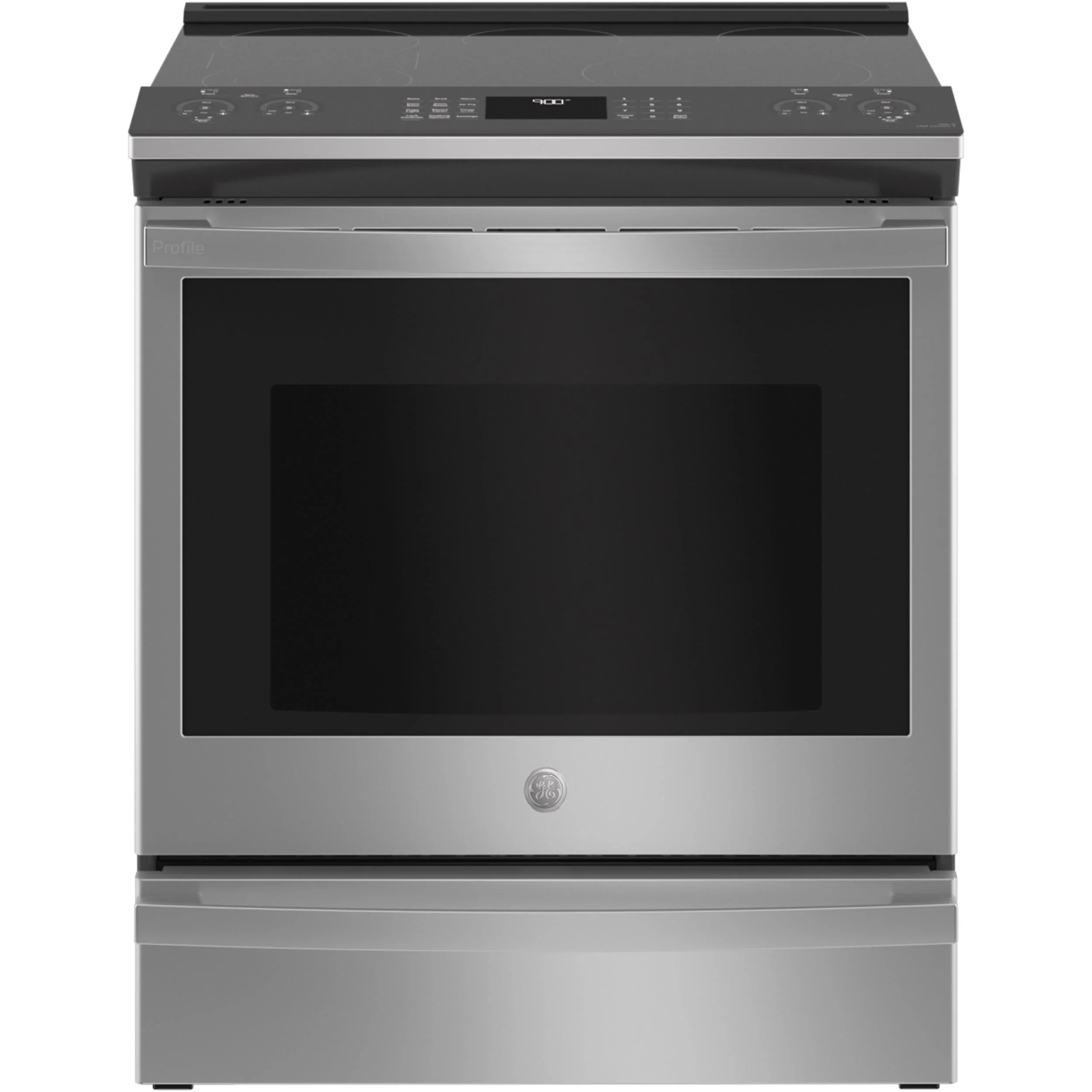 GE Profile 30-inch Slide-in Electric Range with Air Fry Technology PSS93YPFS - Image 1