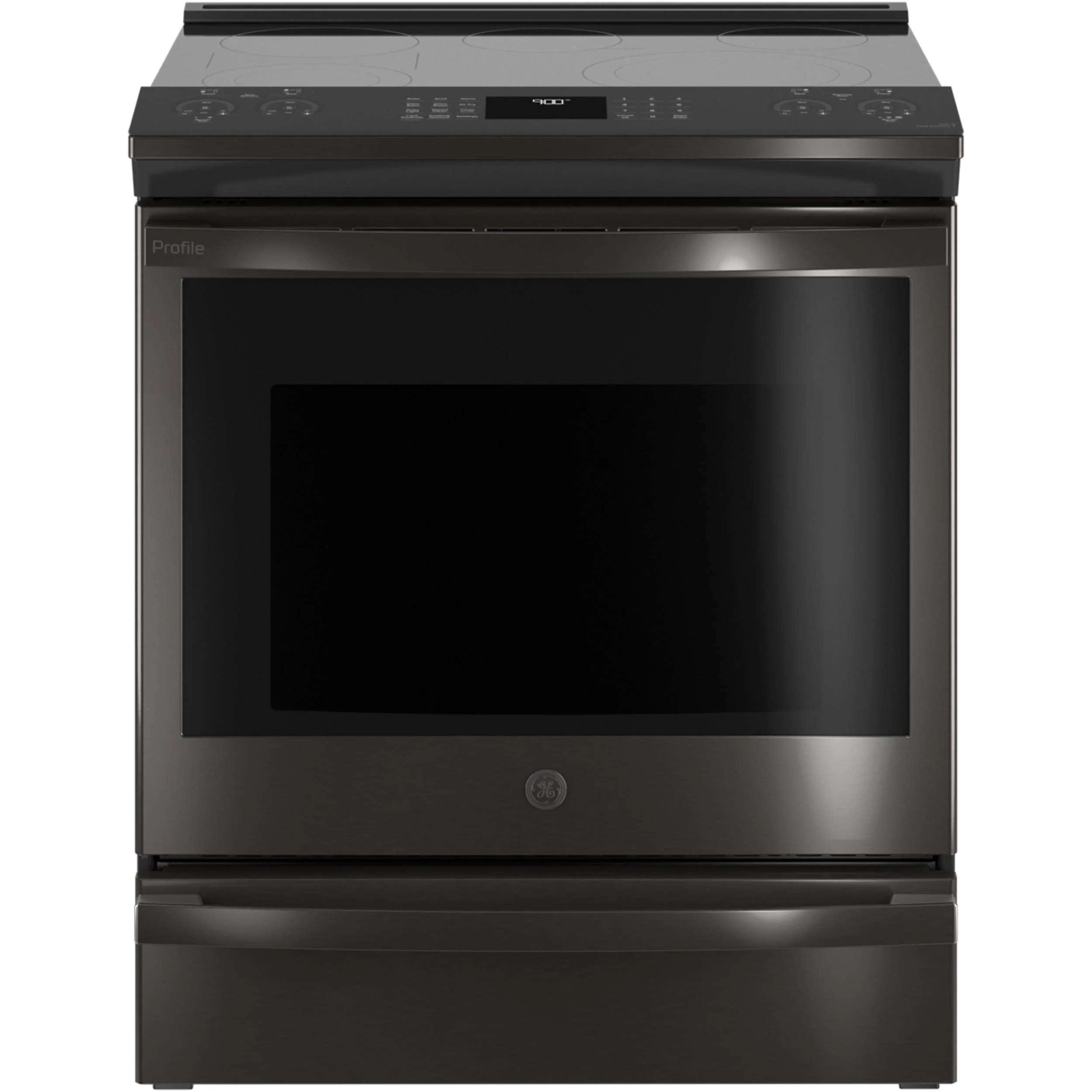 GE Profile 30-inch Slide-In Electric Range with Convection PSS93BPTS - Image 1