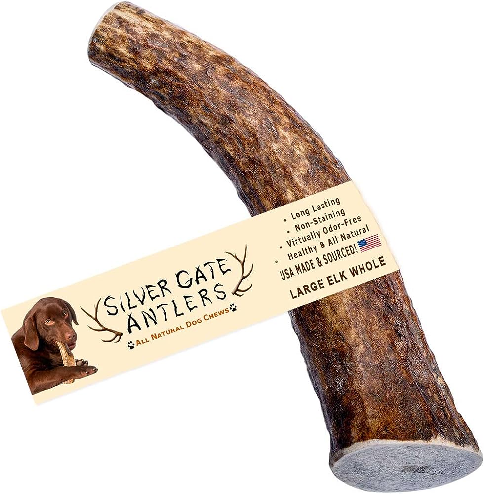 Silvergate Antler Dog Chew Whole Deer Large - Image 1