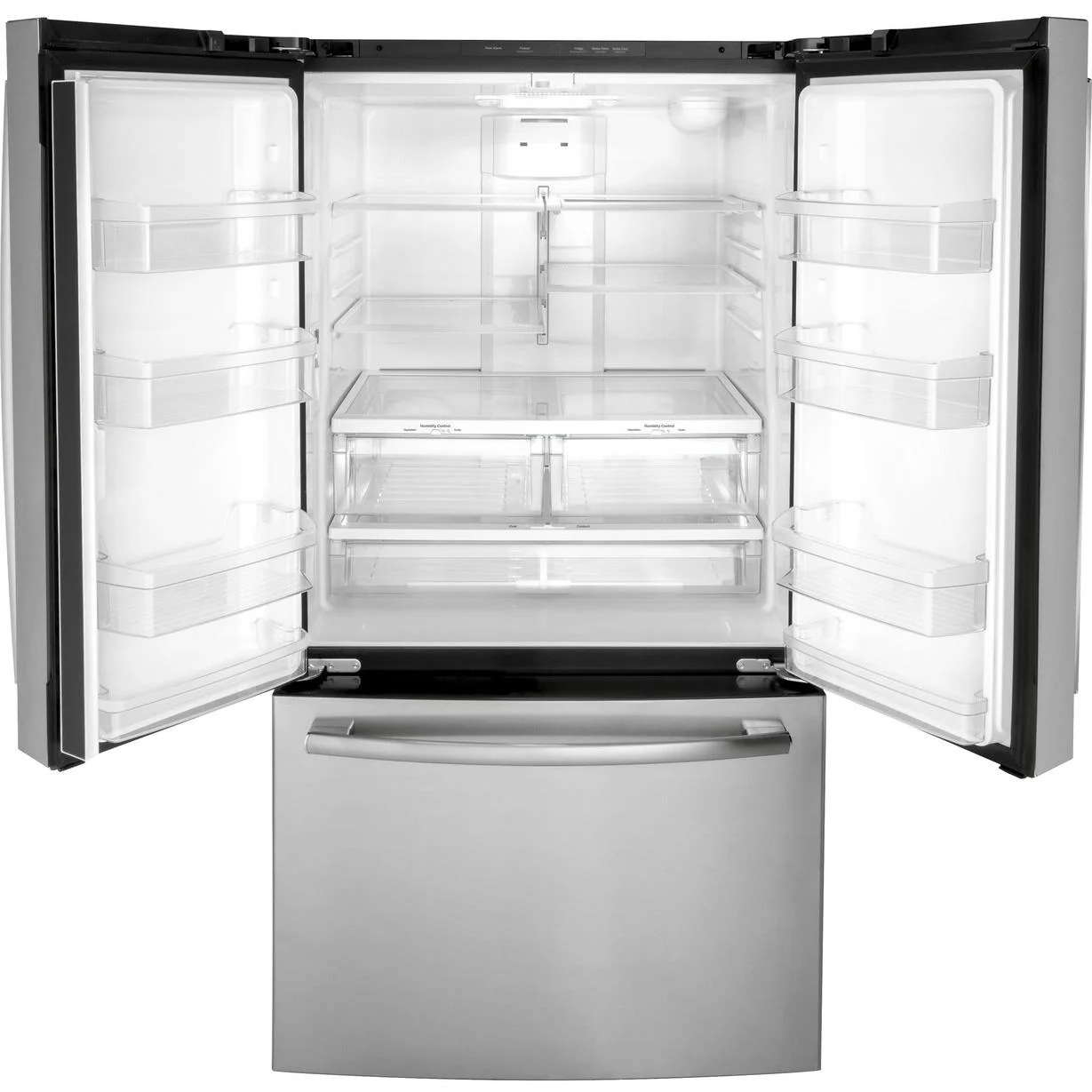 GNE27JYMFS-TA381892 GE 36-inch French 3-Door Refrigerator with Internal Water Dispenser - Image 2