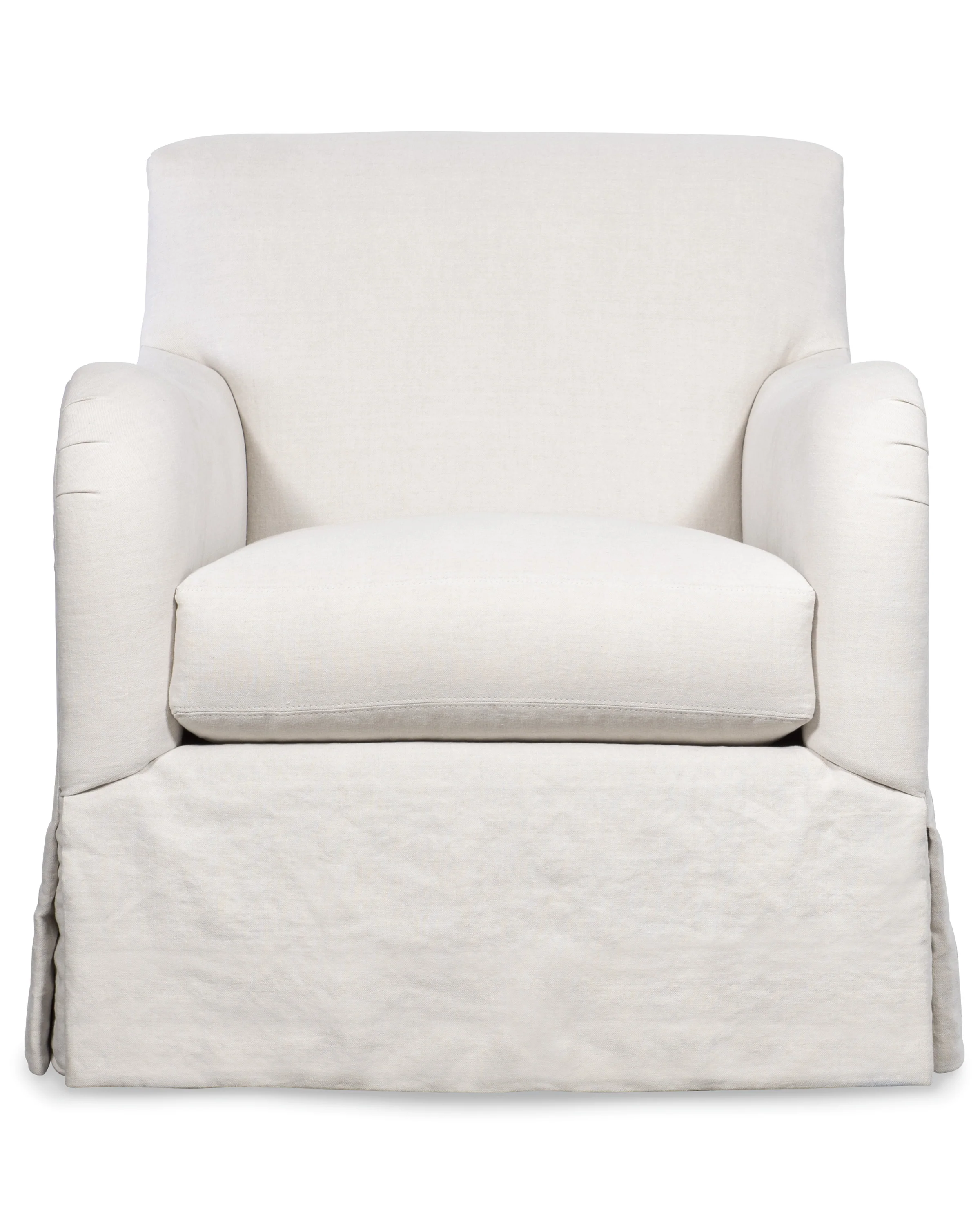 Windsor Swivel Slipcover Chair - Image 3
