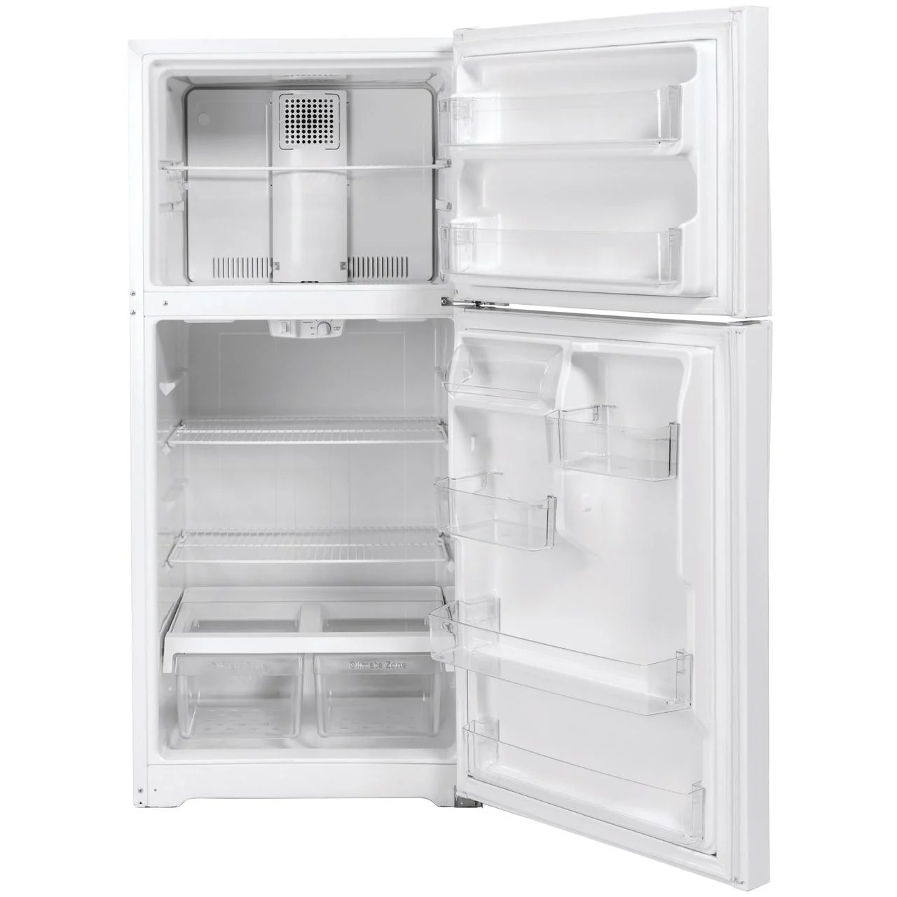 GE 30-inch, 19.2 cu. ft. Top Freezer Refrigerator GTE19DTNRWW - Image 2