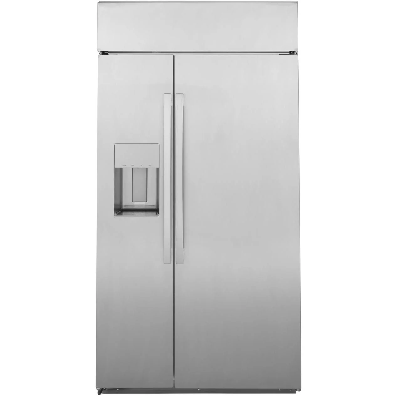 GE Profile 48-inch, 28.7 cu. ft. Side-by-Side Refrigerator with Dispenser PSB48YSNSS - Image 1
