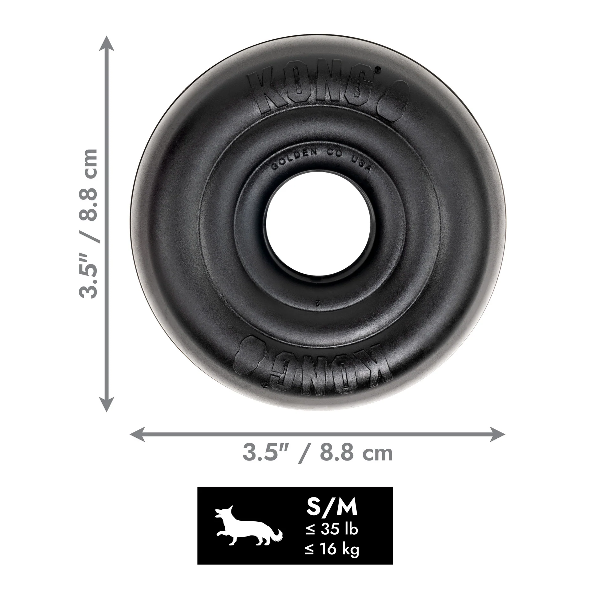 Kong Dog Toy Extreme Donut Small - Image 1