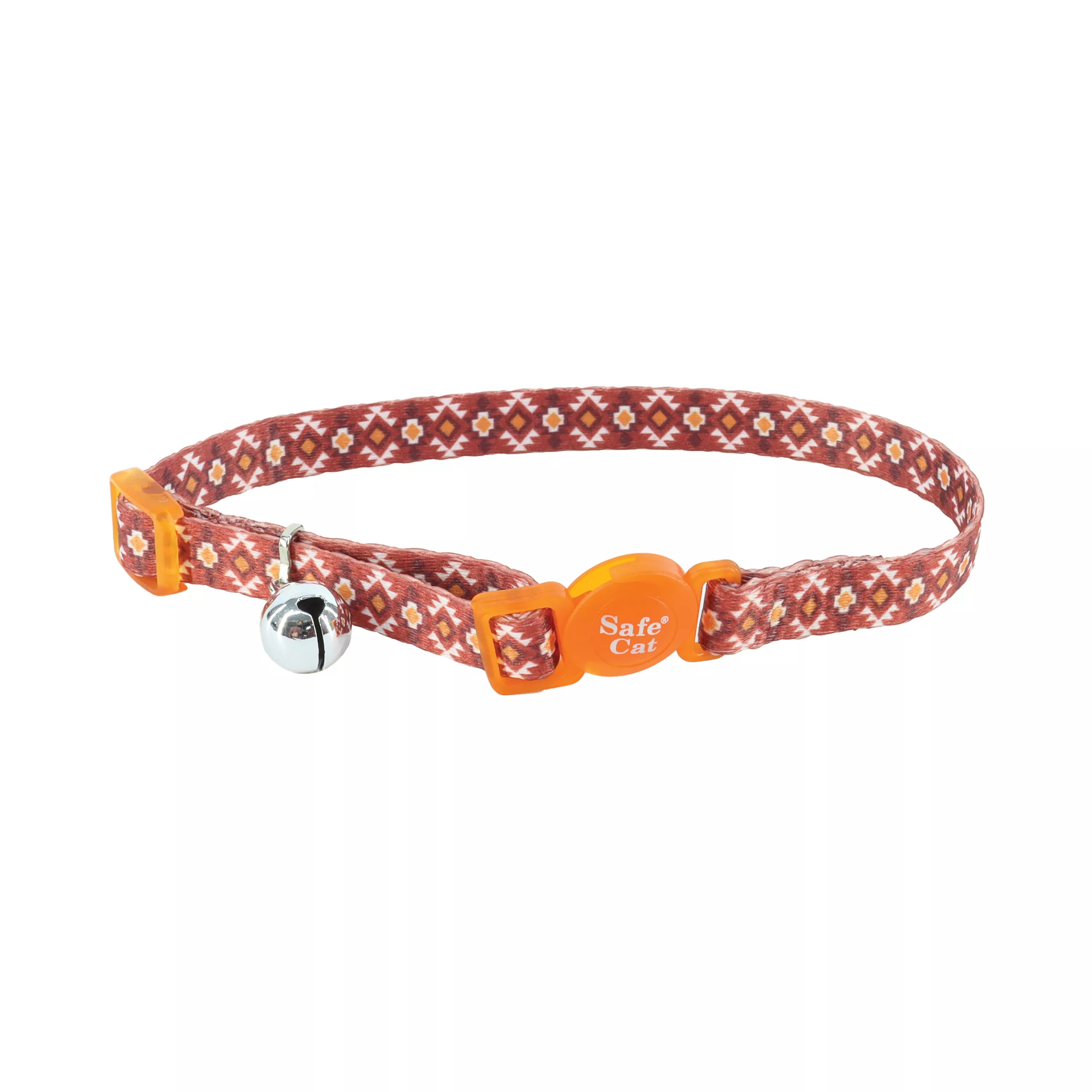Coastal Safe Cat 3/8in Wide 8-12in Fashion Breakaway Collar Southwest - Image 1