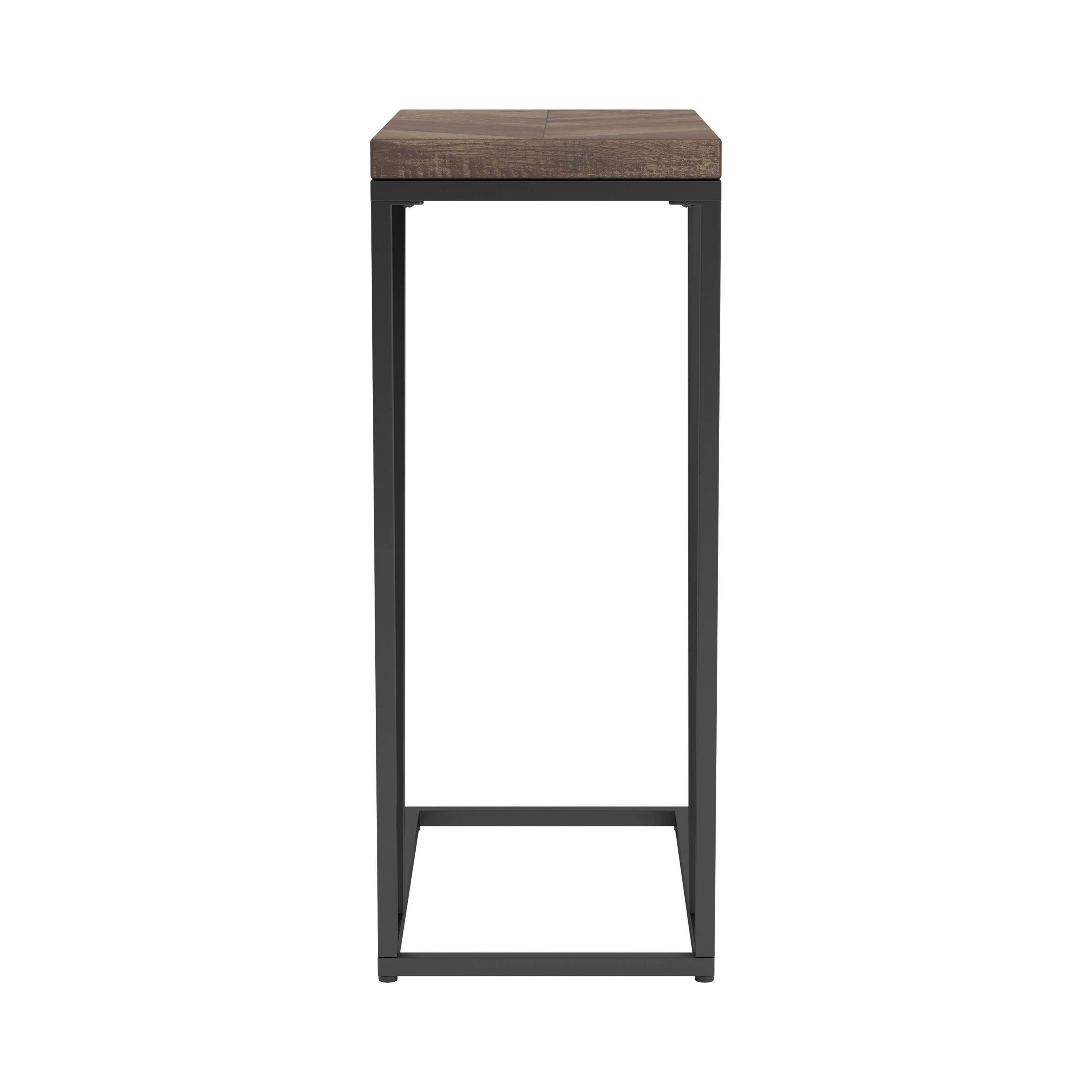 Coaster Furniture Sergio 931147 Engineered Wood C-Shaped Side Table - Rustic Tobacco - Image 2