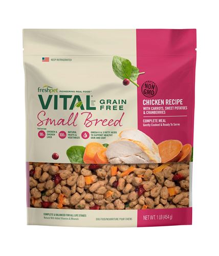 Freshpet Vital Small Breed Grain Free Complete Meals, 1 Lb - Image 1
