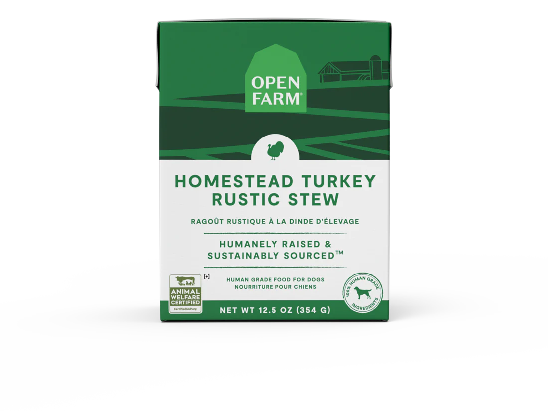 Open Farm Homestead Turkey Rustic Blends For Dogs 12.5oz Tetra
