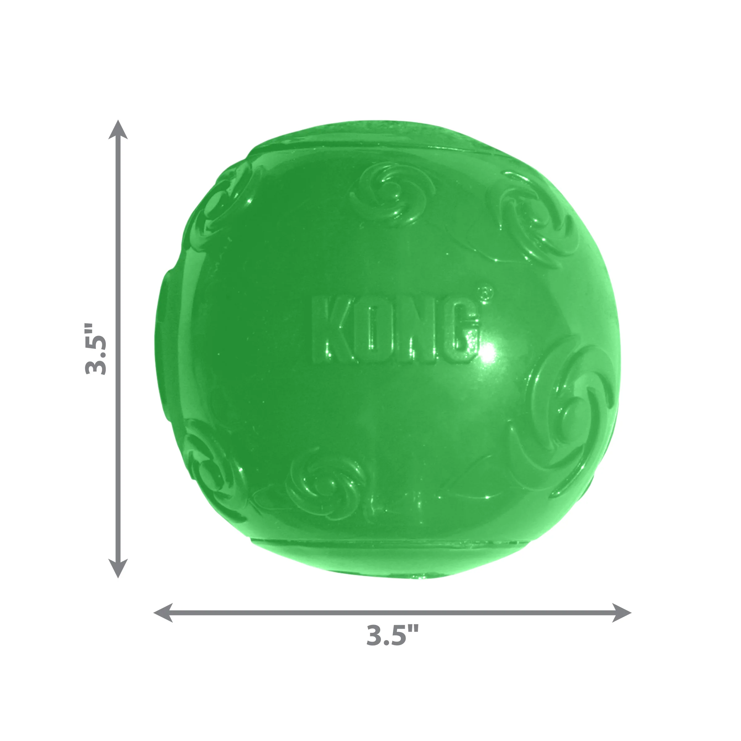 Kong Dog Toy Squeezz Ball 1pk Assorted eXtra Large - Image 1