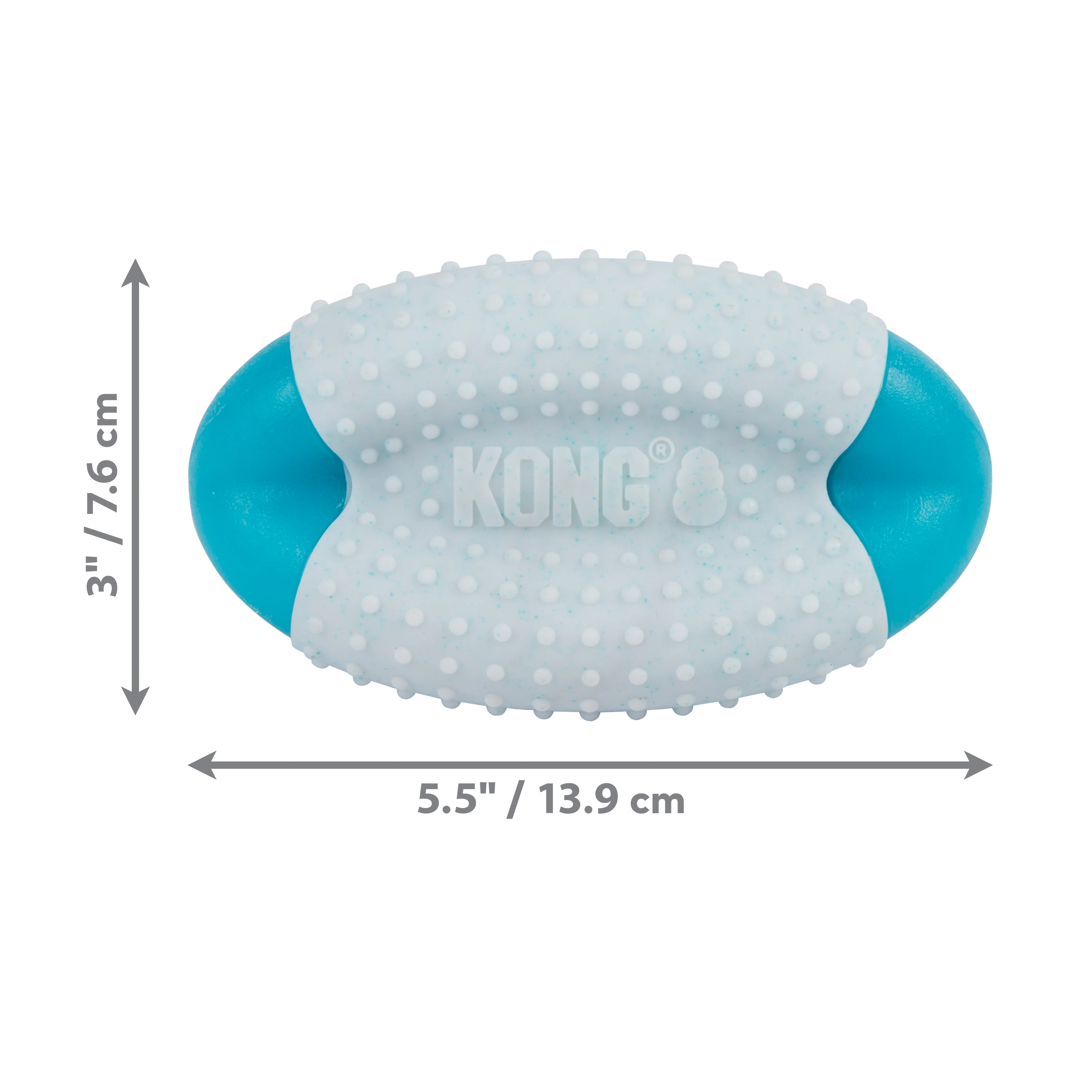 Kong Dog Toy Duets Dental Football Medium - Image 1