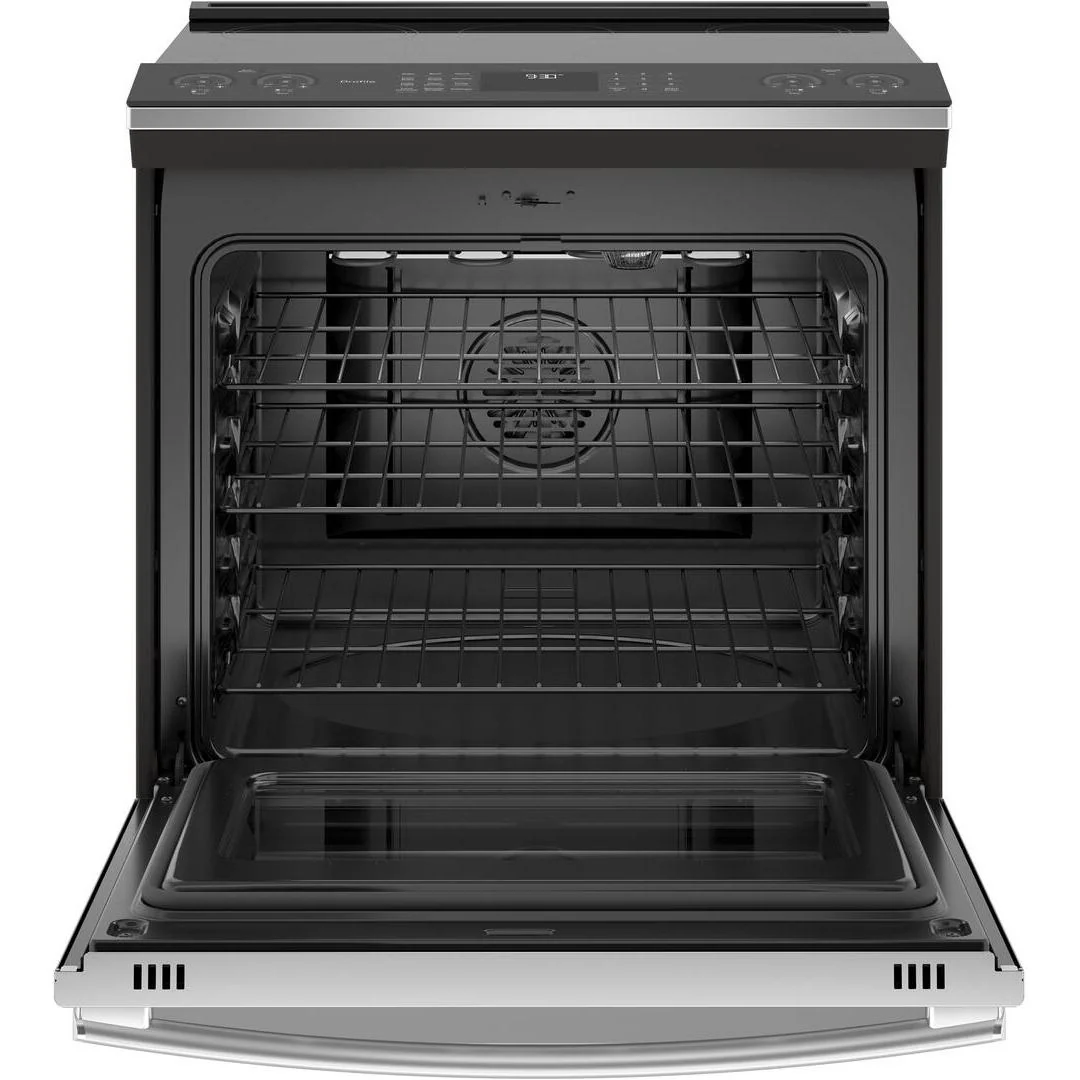GE Profile 30-inch Slide-in Induction Electric Range with Wi-Fi Connectivity PHS930YPFS - Image 2