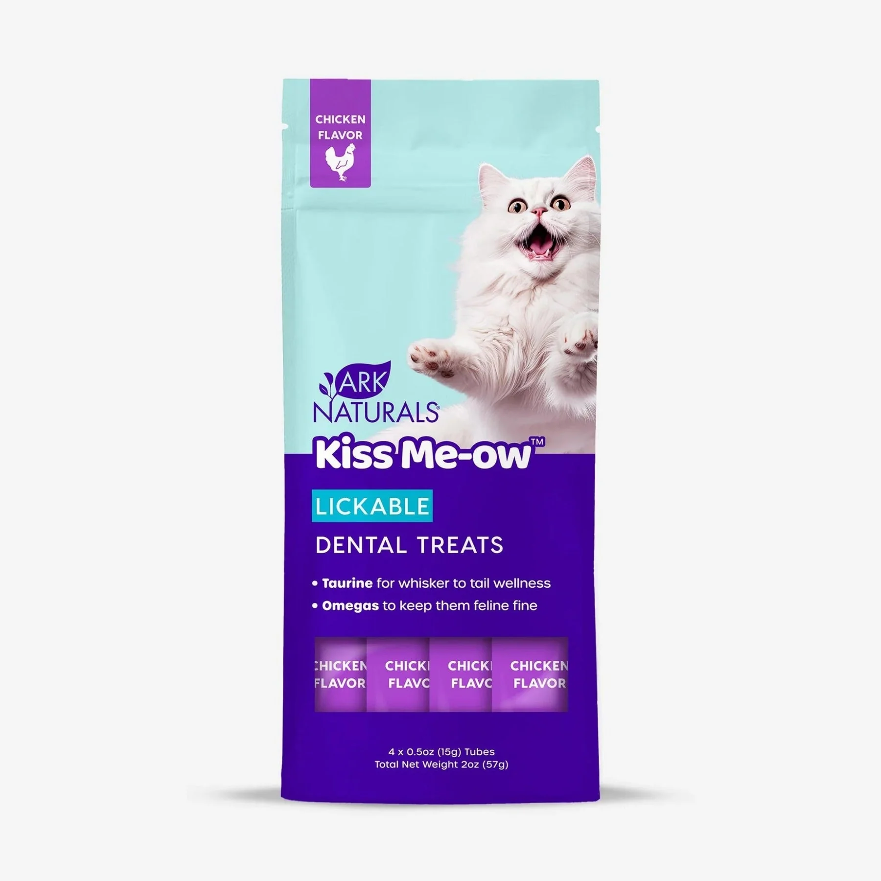 Ark Naturals Cat Lickable Kiss Me-Ow Chicken 2oz - Image 1