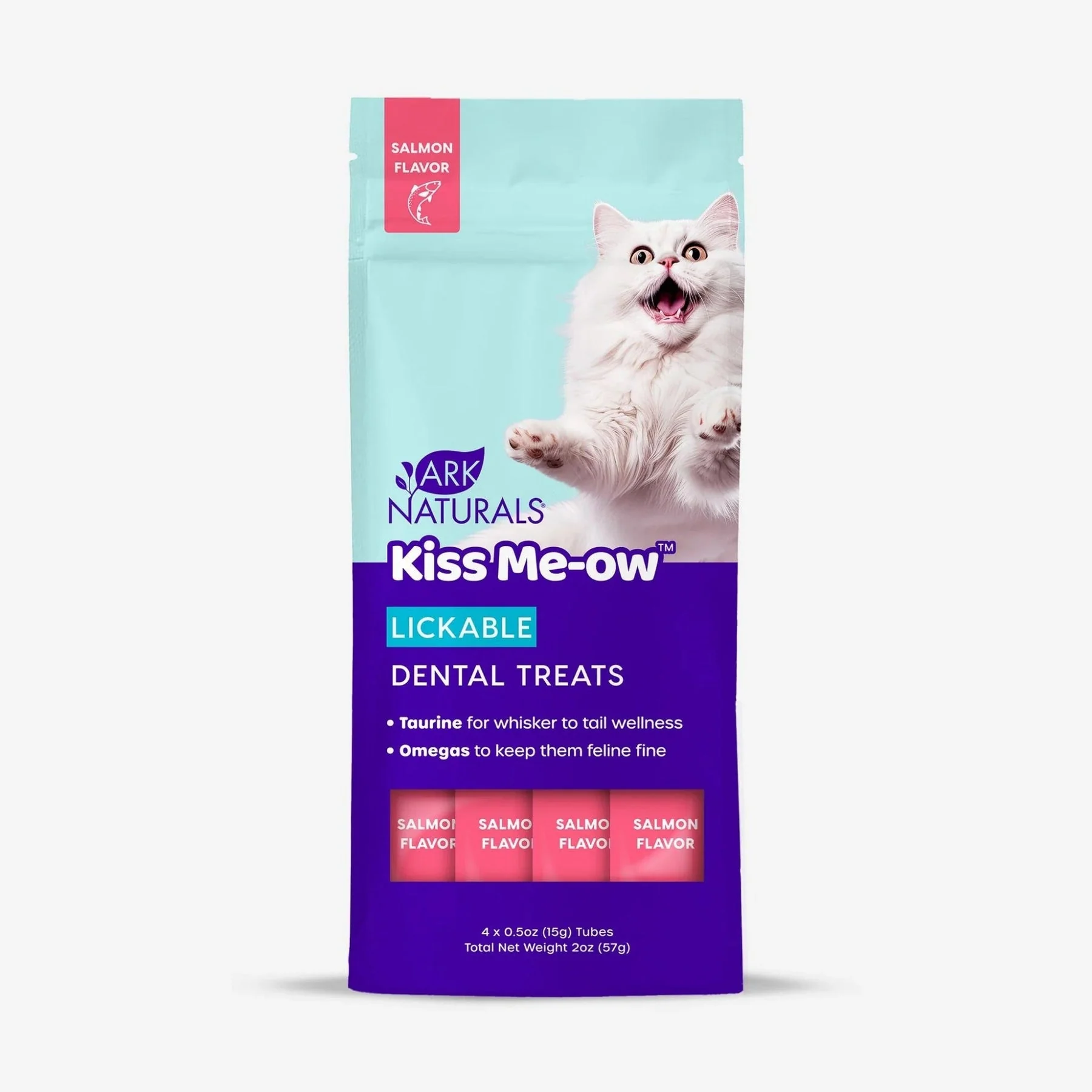 Ark Naturals Cat Lickable Kiss Me-Ow Salmon 2oz - Image 1