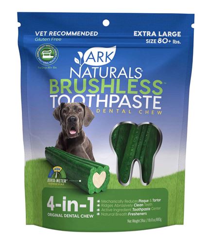 Ark Naturals Protection+ Brushless Toothpaste Fortified Dental Chew for Extra Large Dogs 24 oz - Image 1