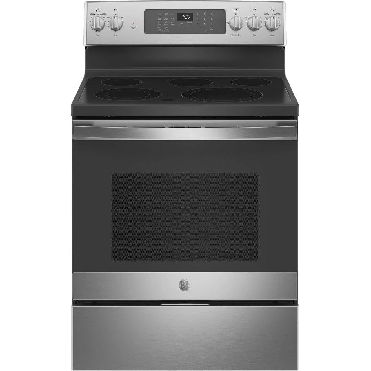 GE 30-inch Freestanding Electric Range with Convection Technology JB735SPSS - Image 1