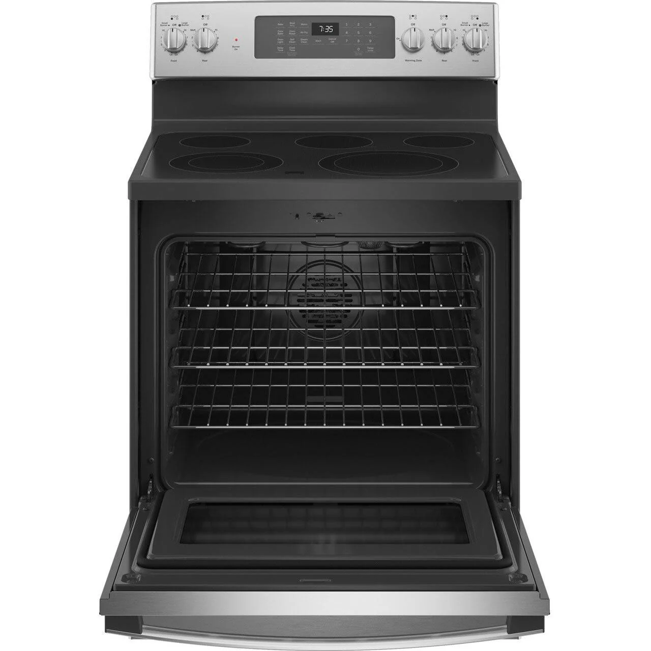 GE 30-inch Freestanding Electric Range with Convection Technology JB735SPSS - Image 2