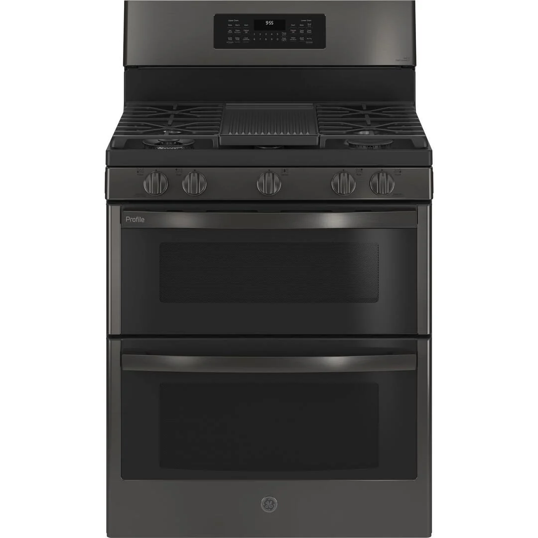 GE Profile 30-inch Freestanding Electric Range with True European Convection Technology PGB965BPTS - Image 1