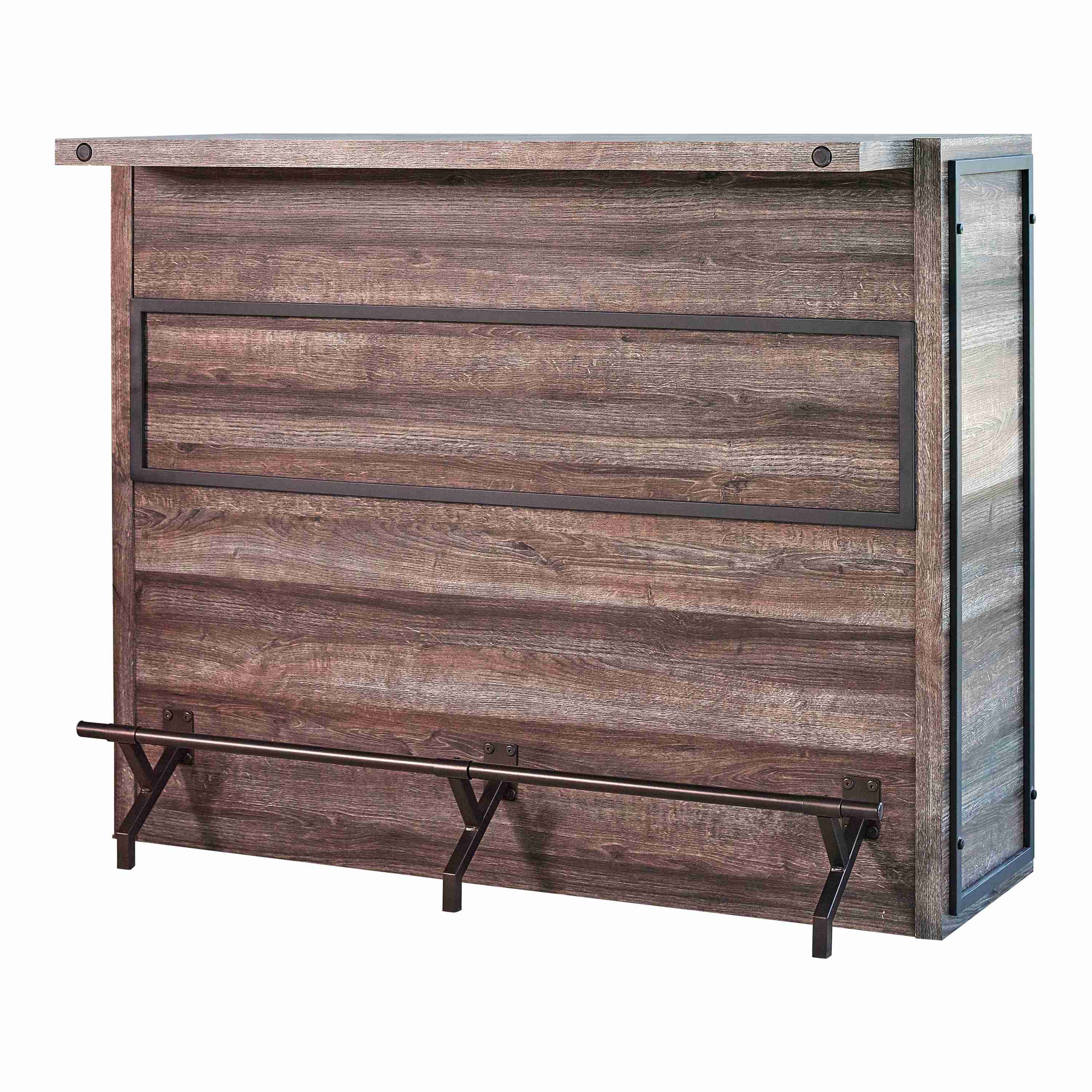 Coaster Furniture Joe 182071 5-shelf Composite Wood Home Bar Wine Cabinet – Aged Oak