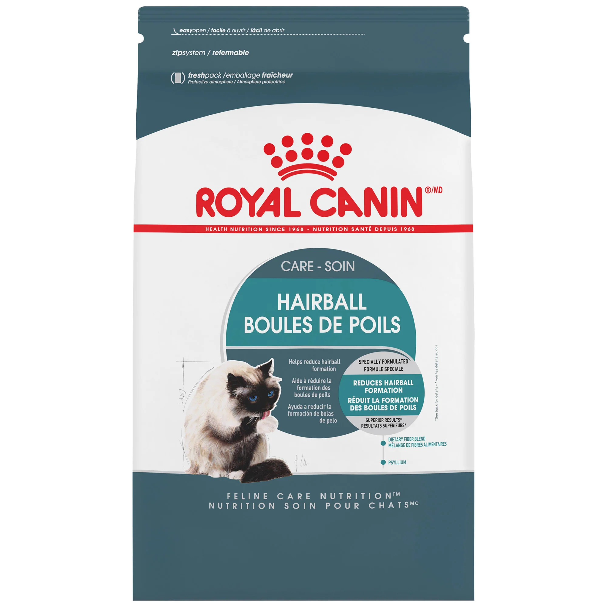 Royal Canin Indoor Intense Hairball 34 Dry Cat Food, 6 lb - Image 1